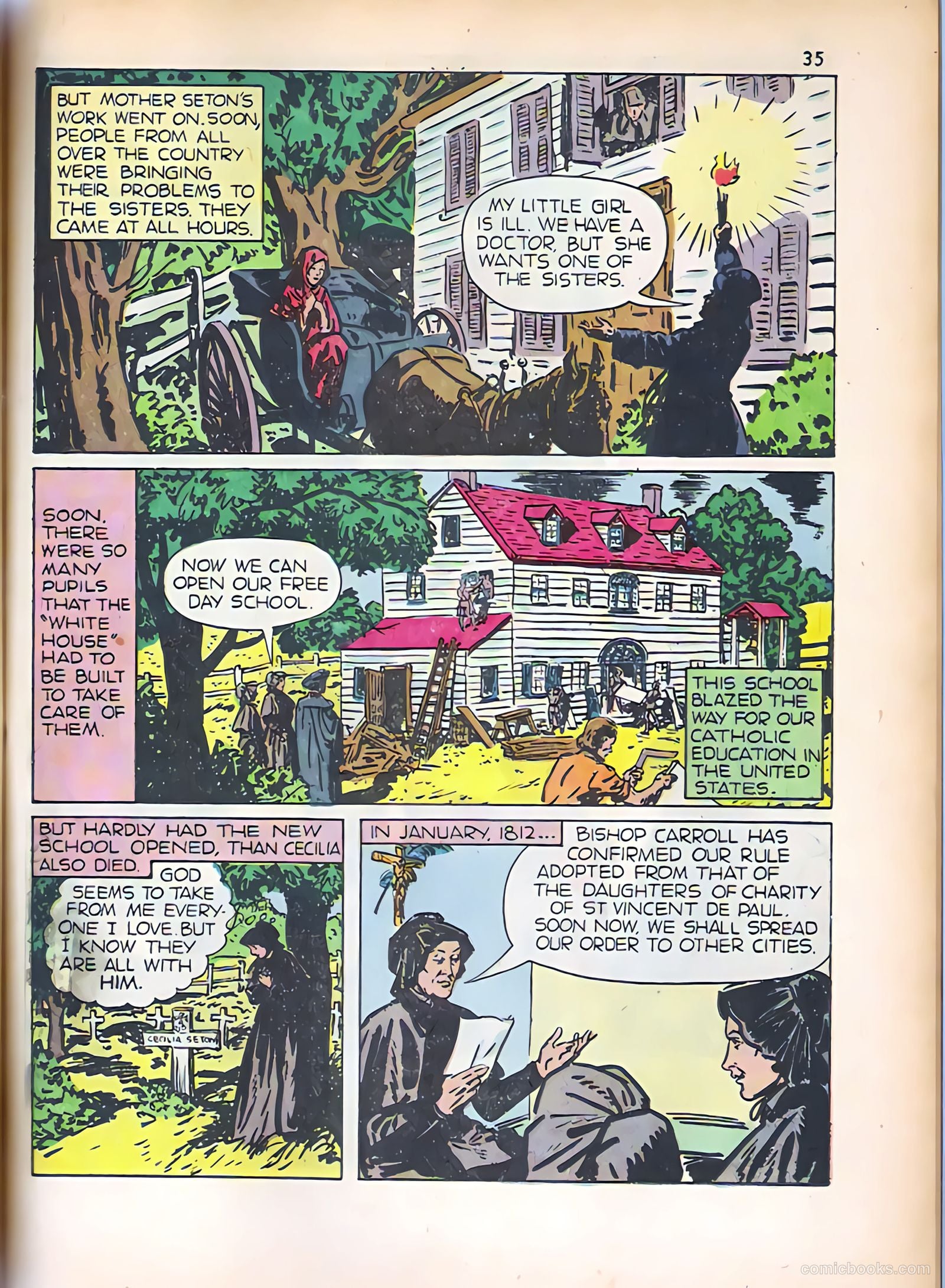 God's Heroes in America #1 (1956) — page 36