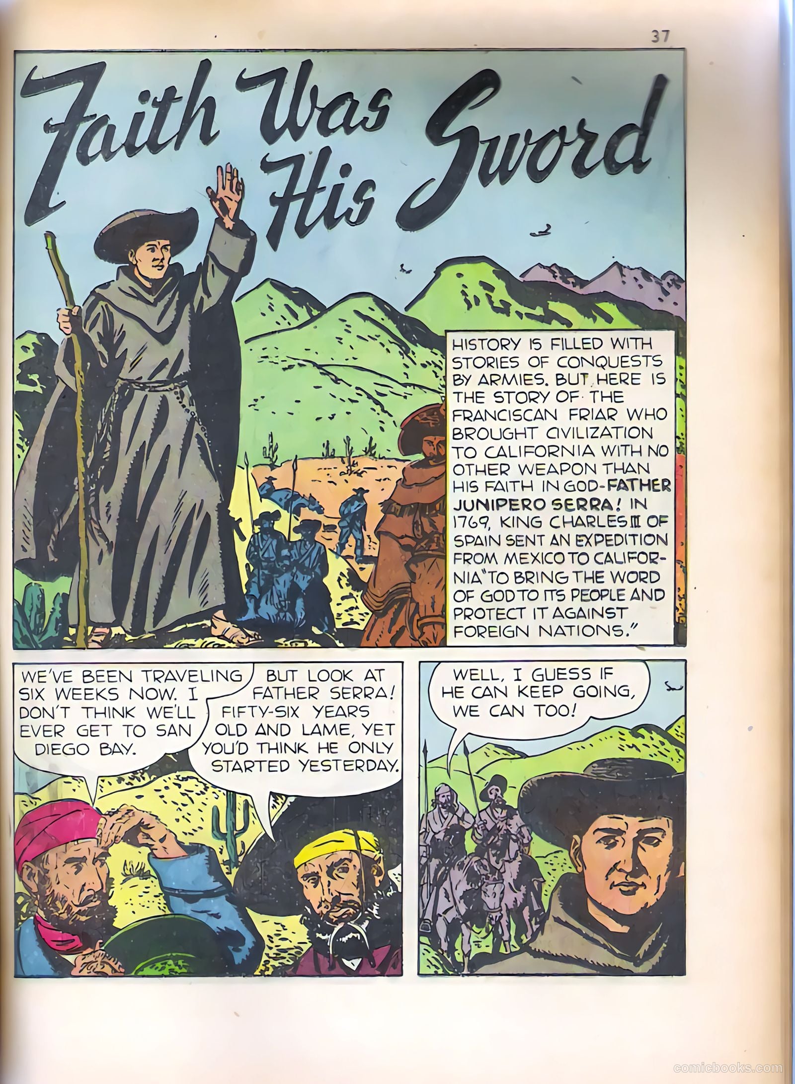 God's Heroes in America #1 (1956) — page 38