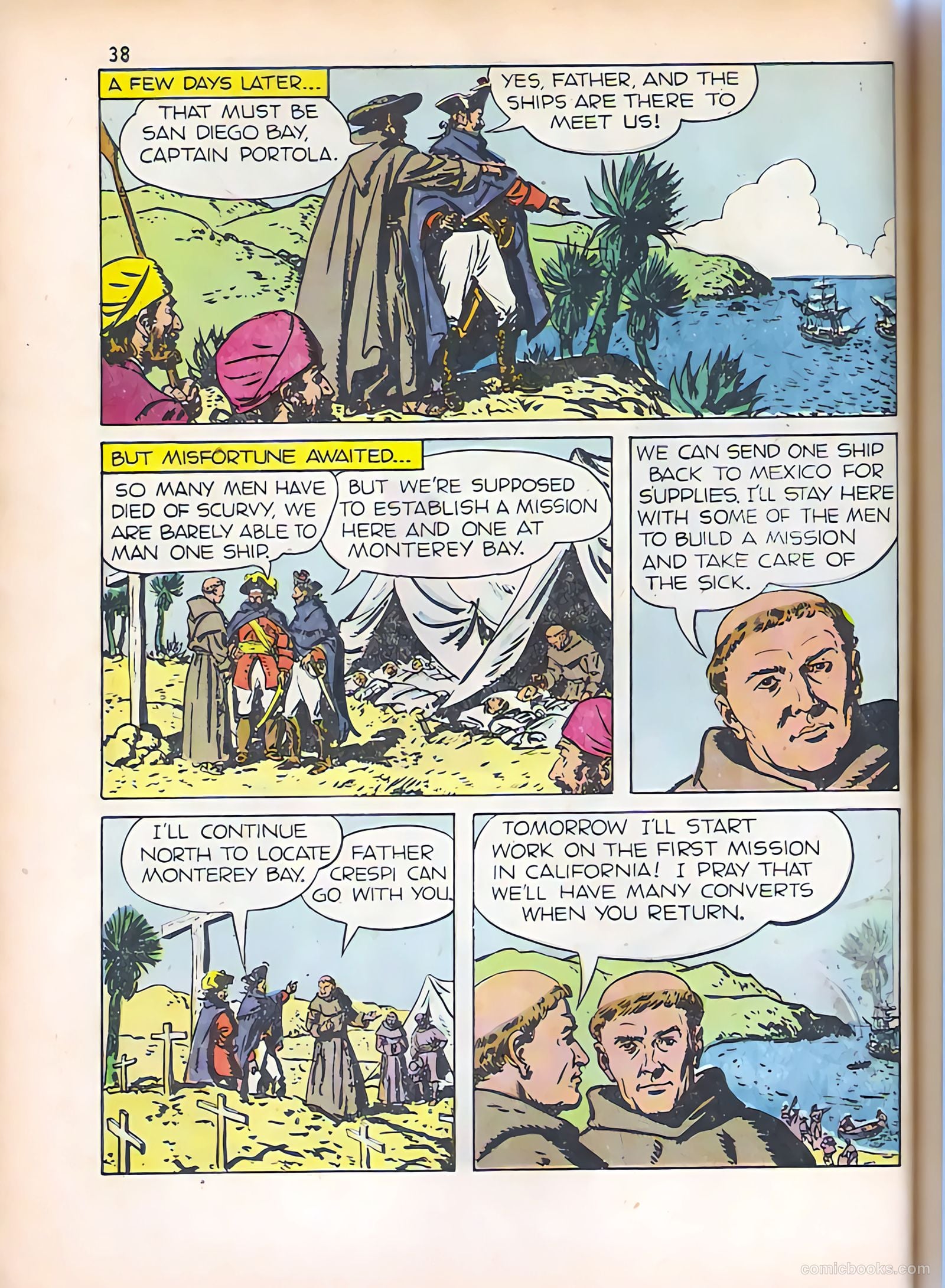 God's Heroes in America #1 (1956) — page 39