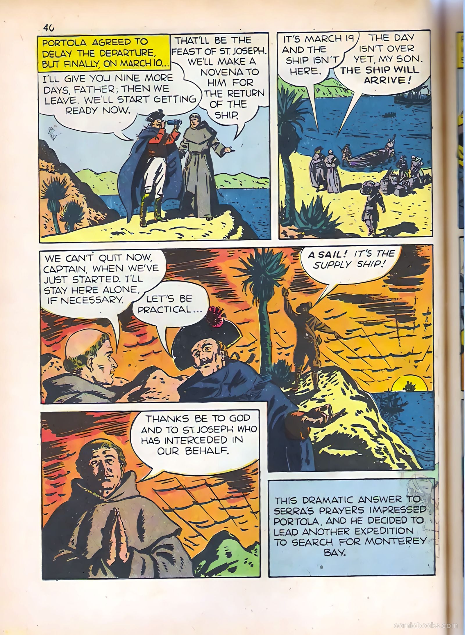 God's Heroes in America #1 (1956) — page 41