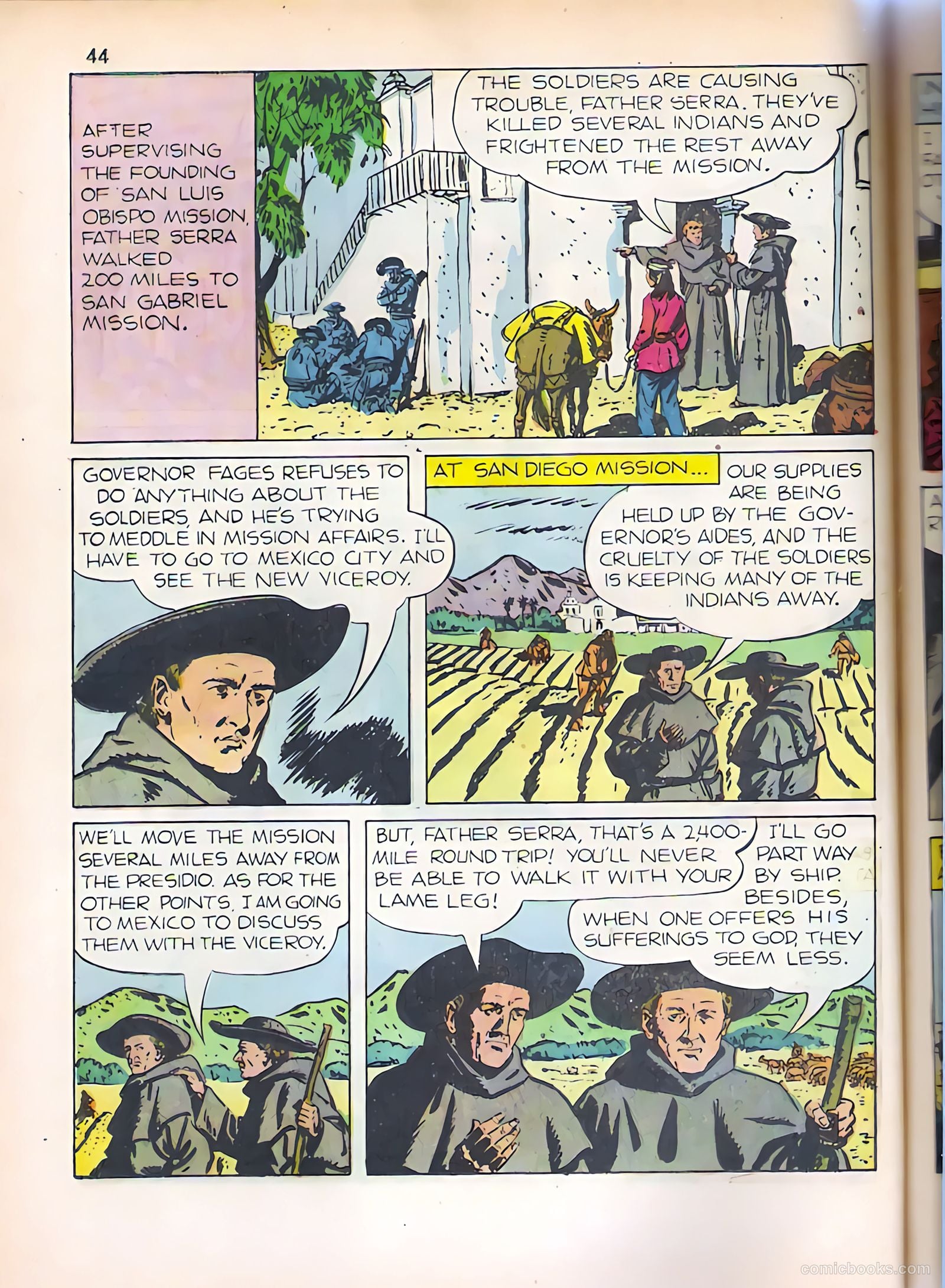 God's Heroes in America #1 (1956) — page 45