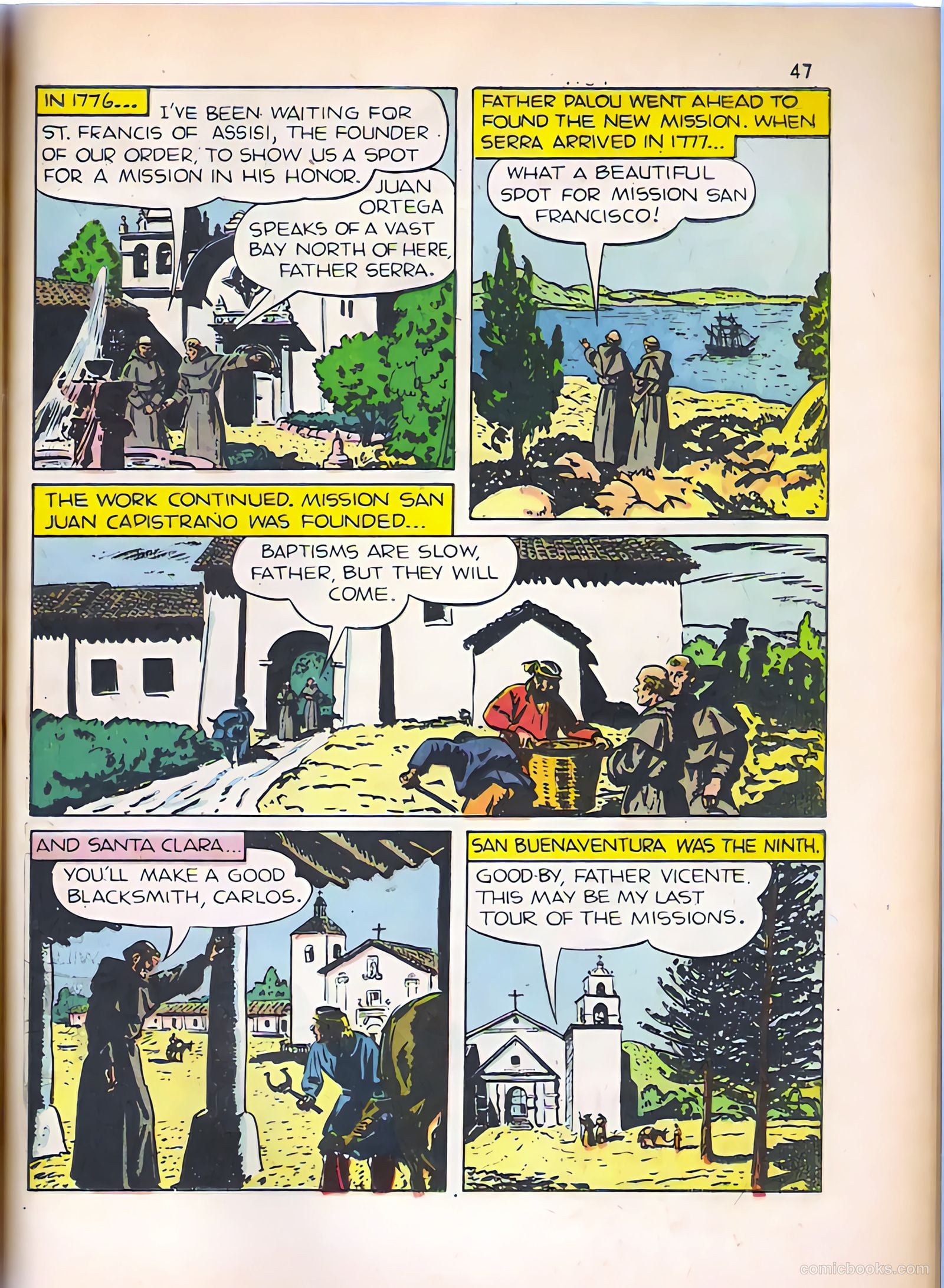 God's Heroes in America #1 (1956) — page 48