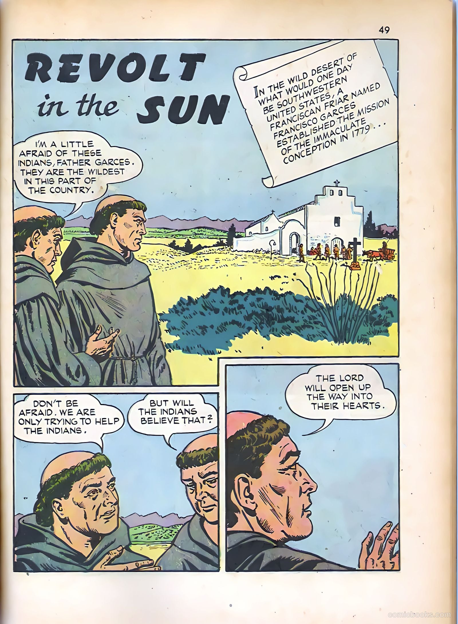 God's Heroes in America #1 (1956) — page 50