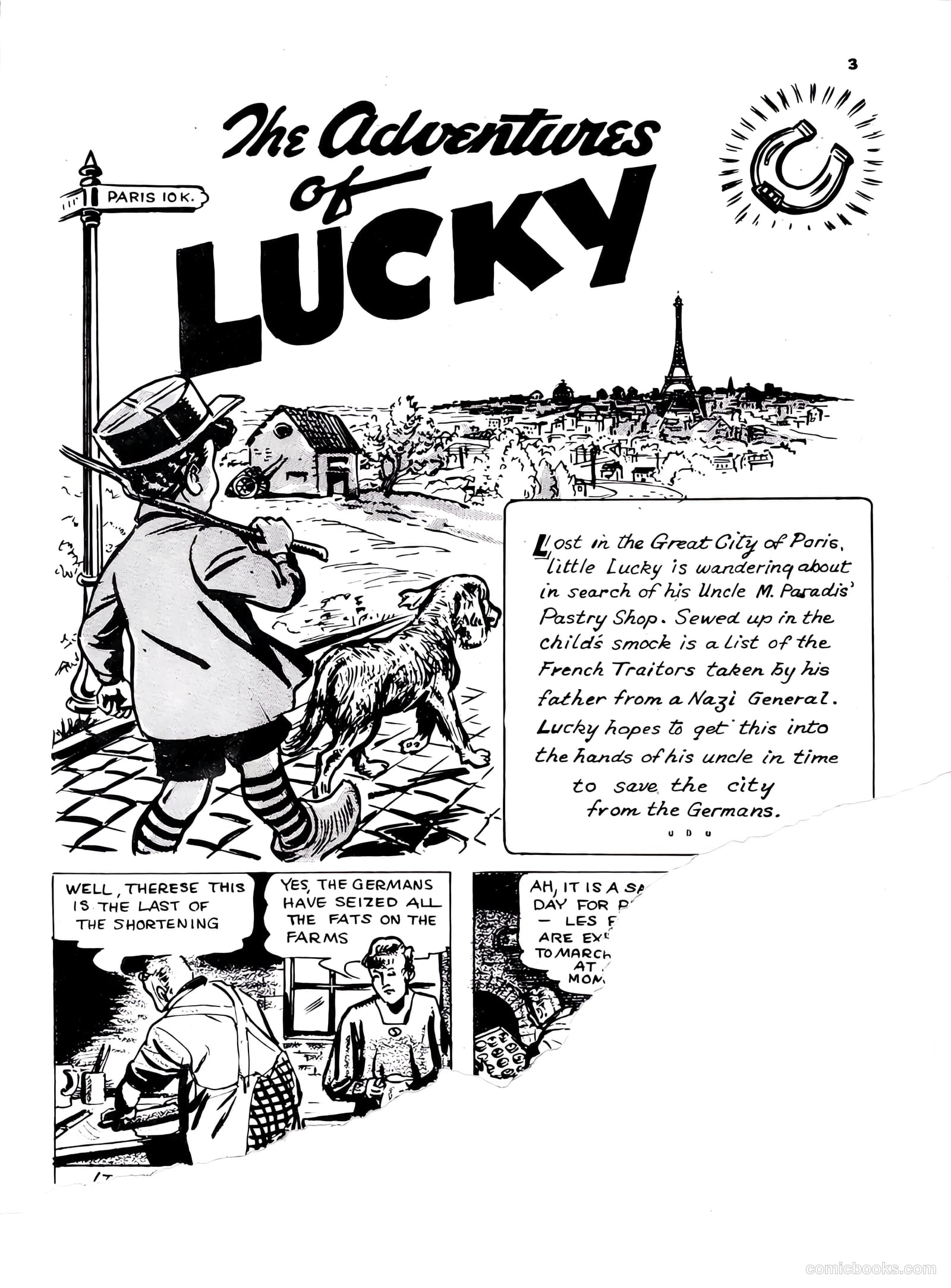 Lucky Comics v1 #8 (1942) — page 3