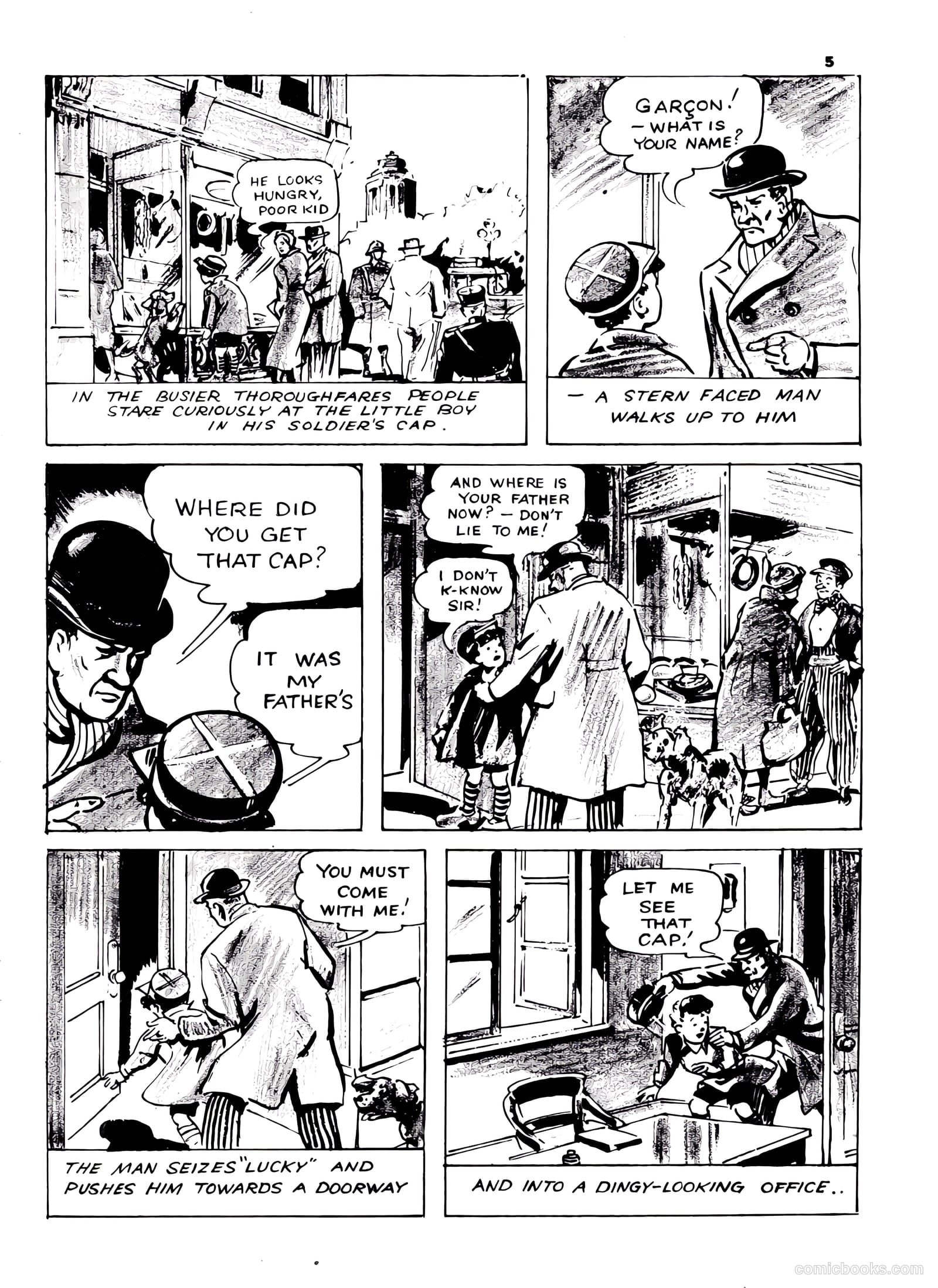 Lucky Comics v1 #8 (1942) — page 5