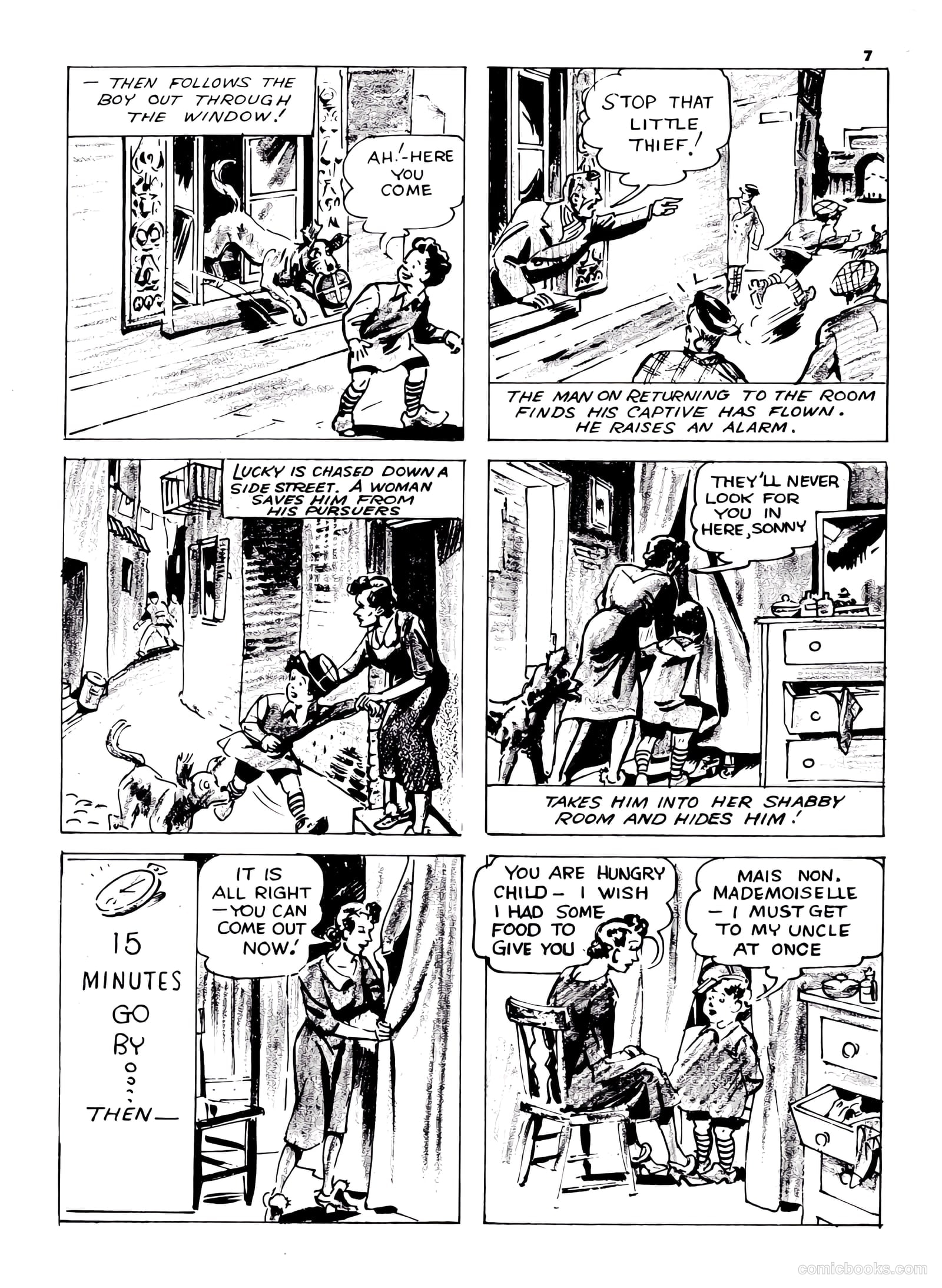 Lucky Comics v1 #8 (1942) — page 7