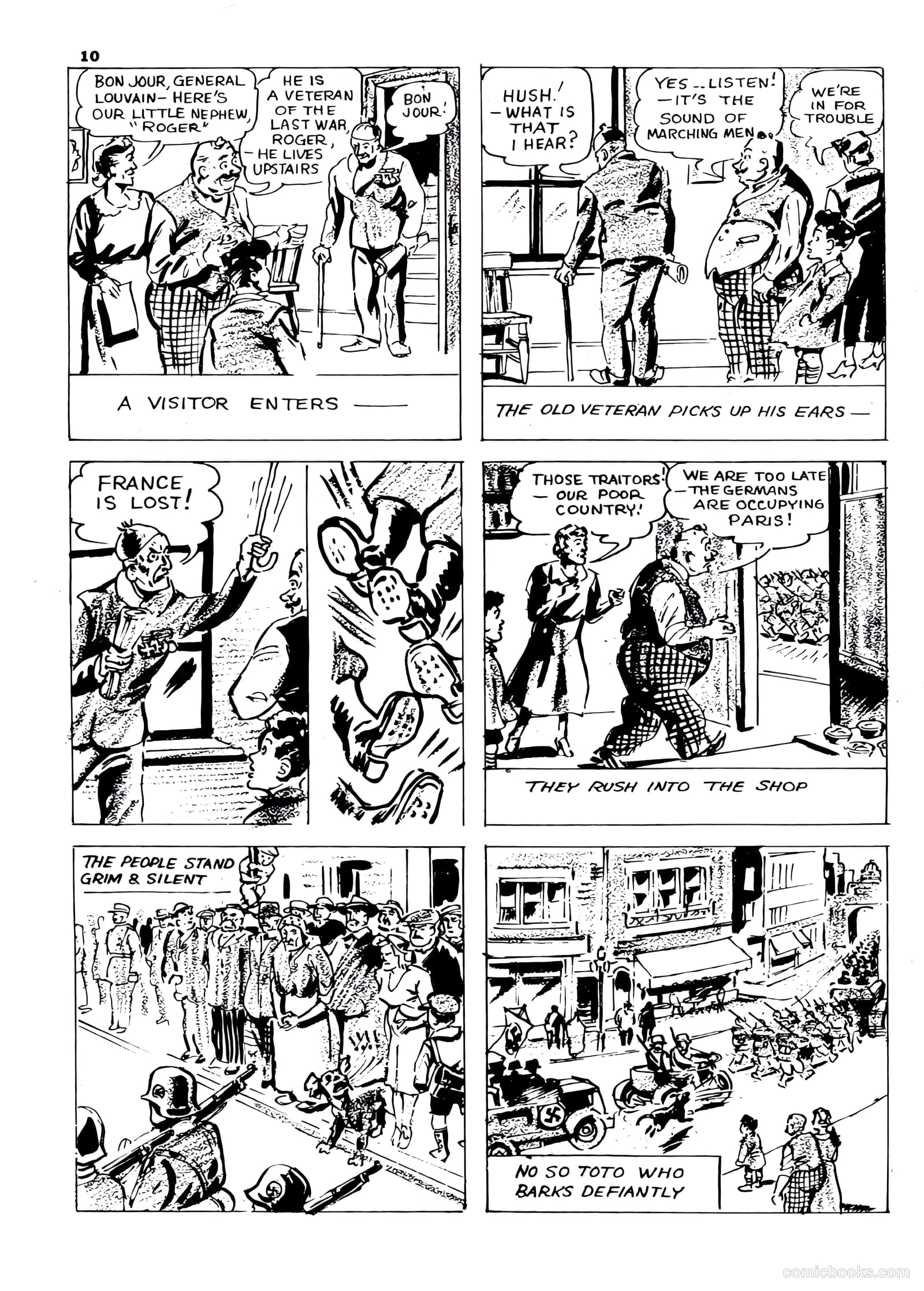 Lucky Comics v1 #8 (1942) — page 10