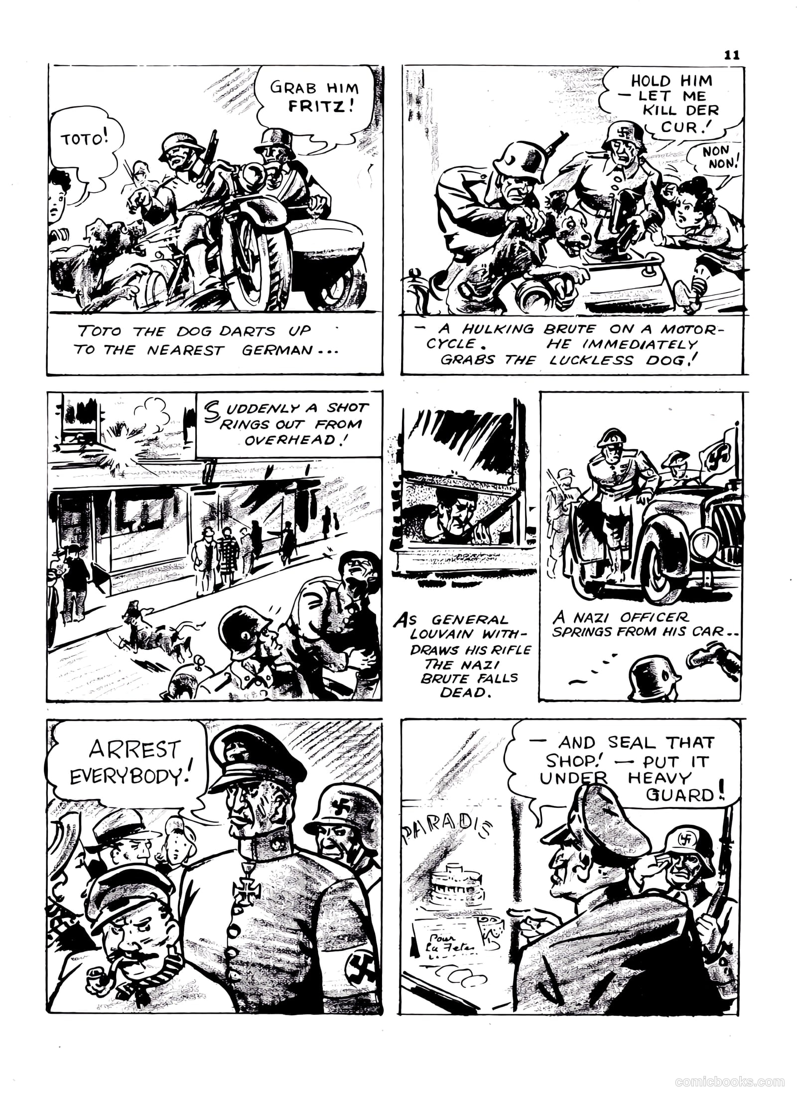 Lucky Comics v1 #8 (1942) — page 11