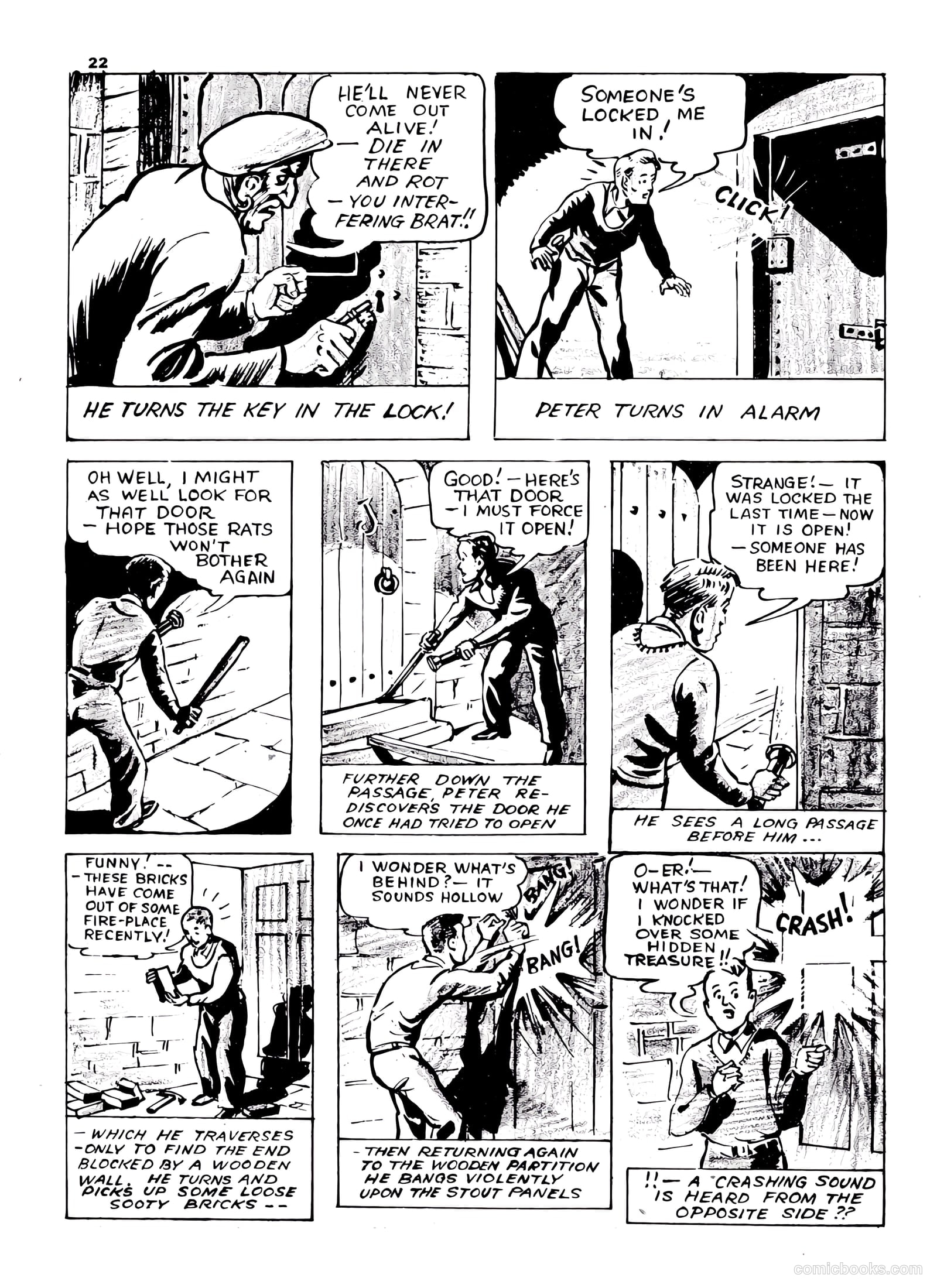 Lucky Comics v1 #8 (1942) — page 22