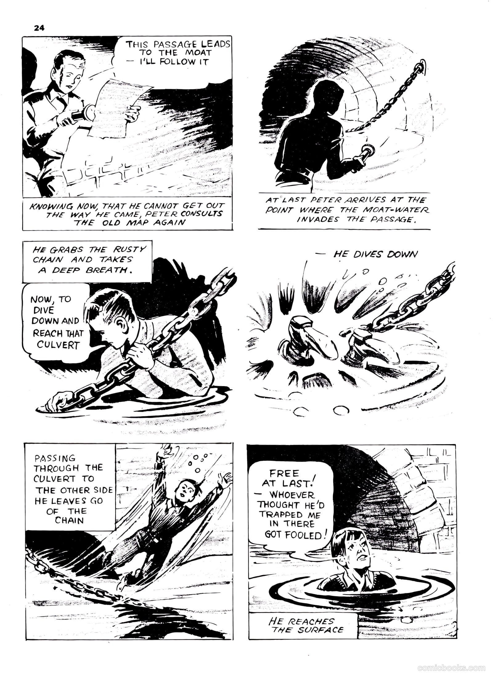 Lucky Comics v1 #8 (1942) — page 24