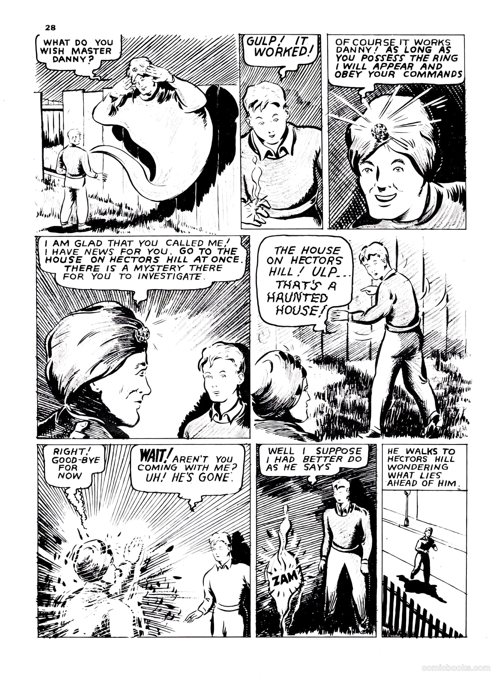 Lucky Comics v1 #8 (1942) — page 28