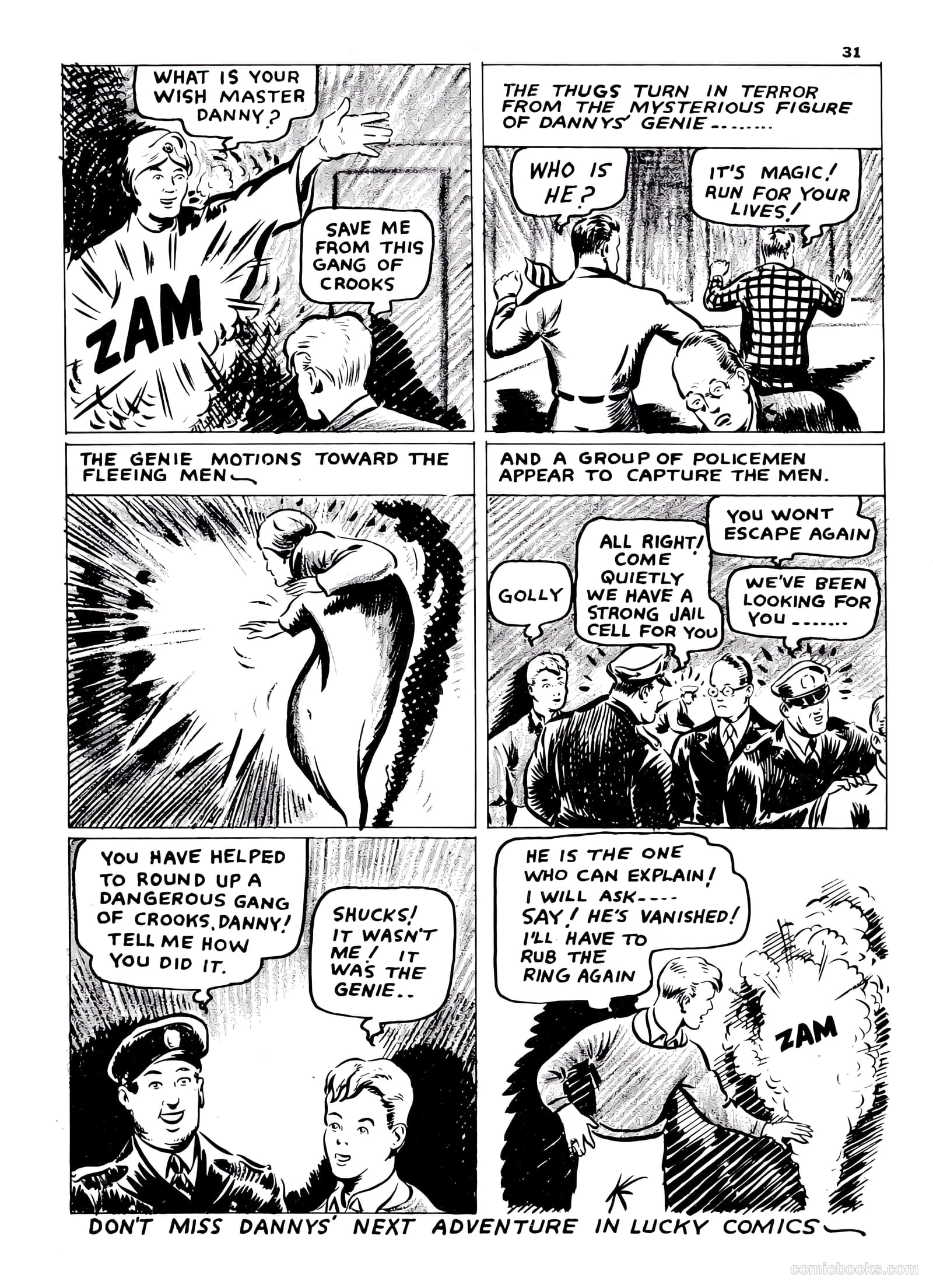 Lucky Comics v1 #8 (1942) — page 31