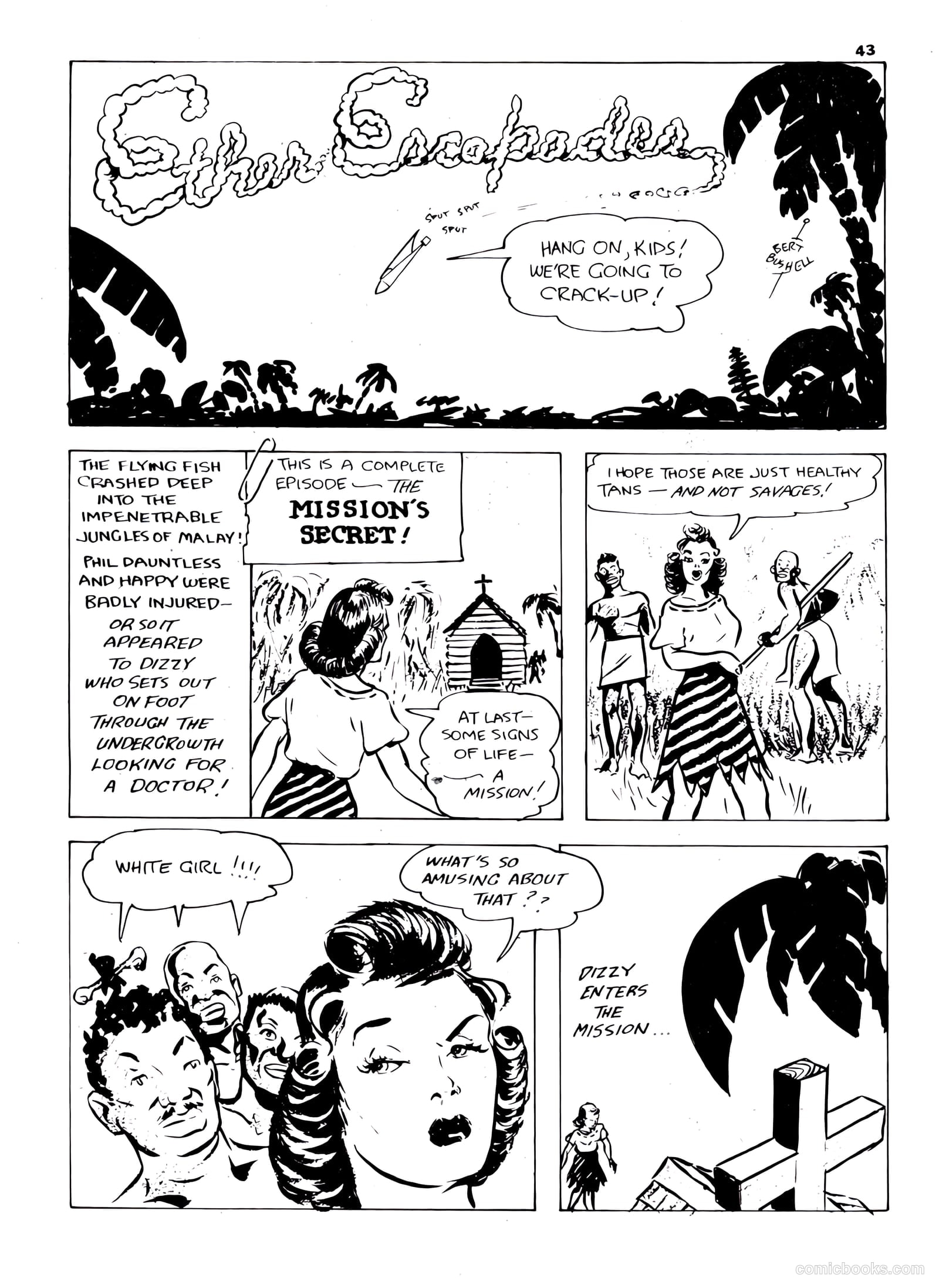 Lucky Comics v1 #8 (1942) — page 43