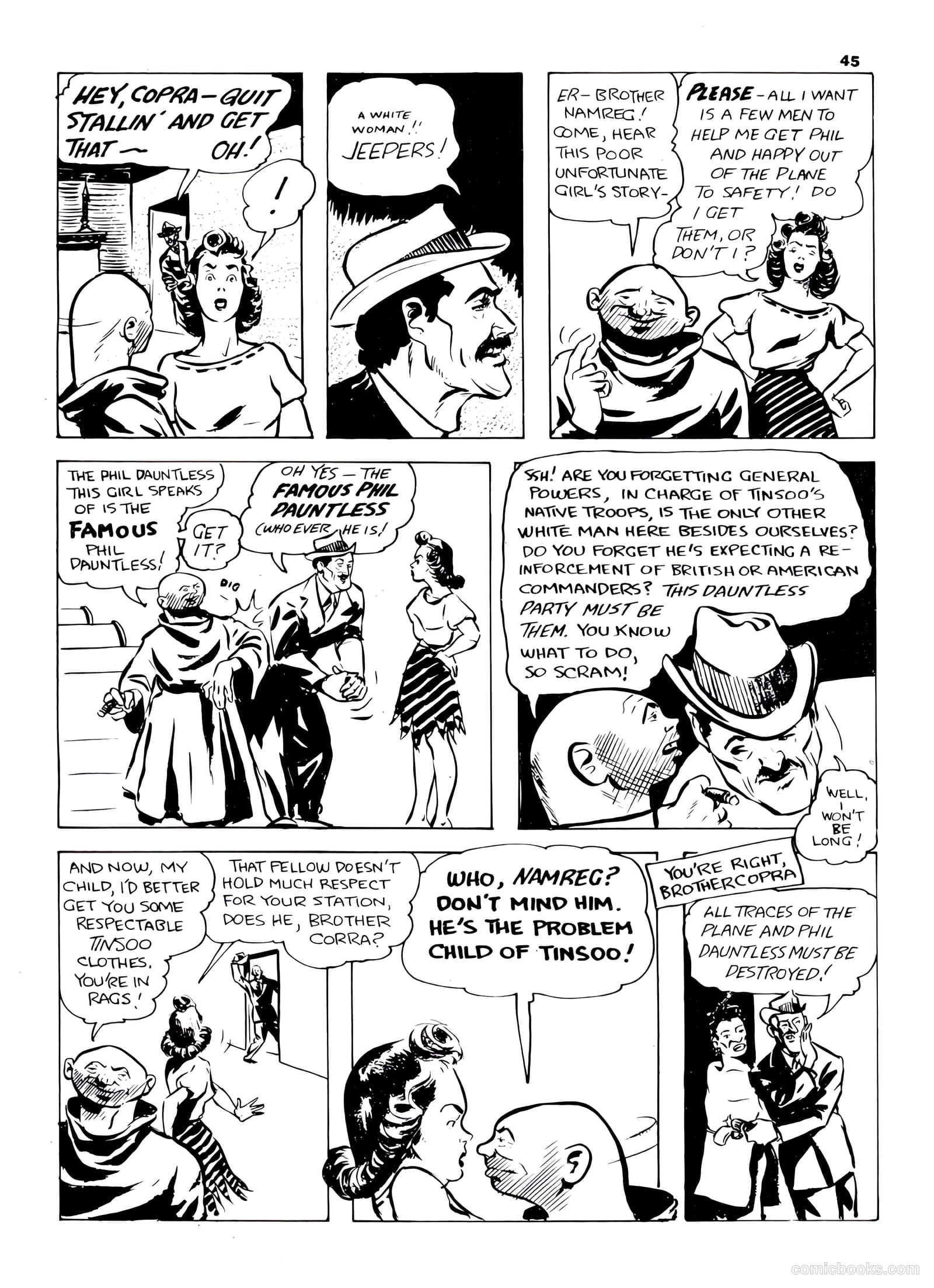 Lucky Comics v1 #8 (1942) — page 45