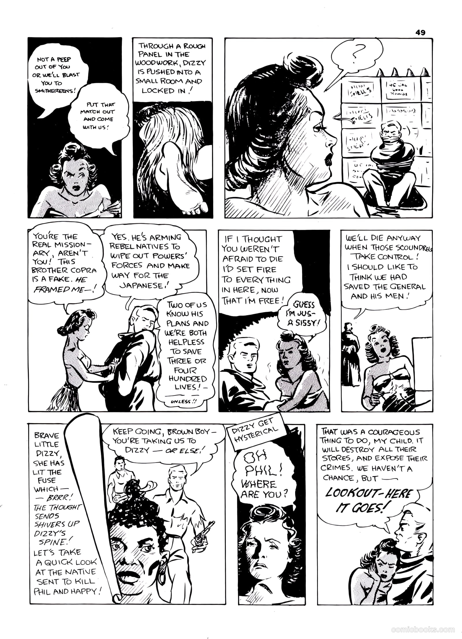 Lucky Comics v1 #8 (1942) — page 49