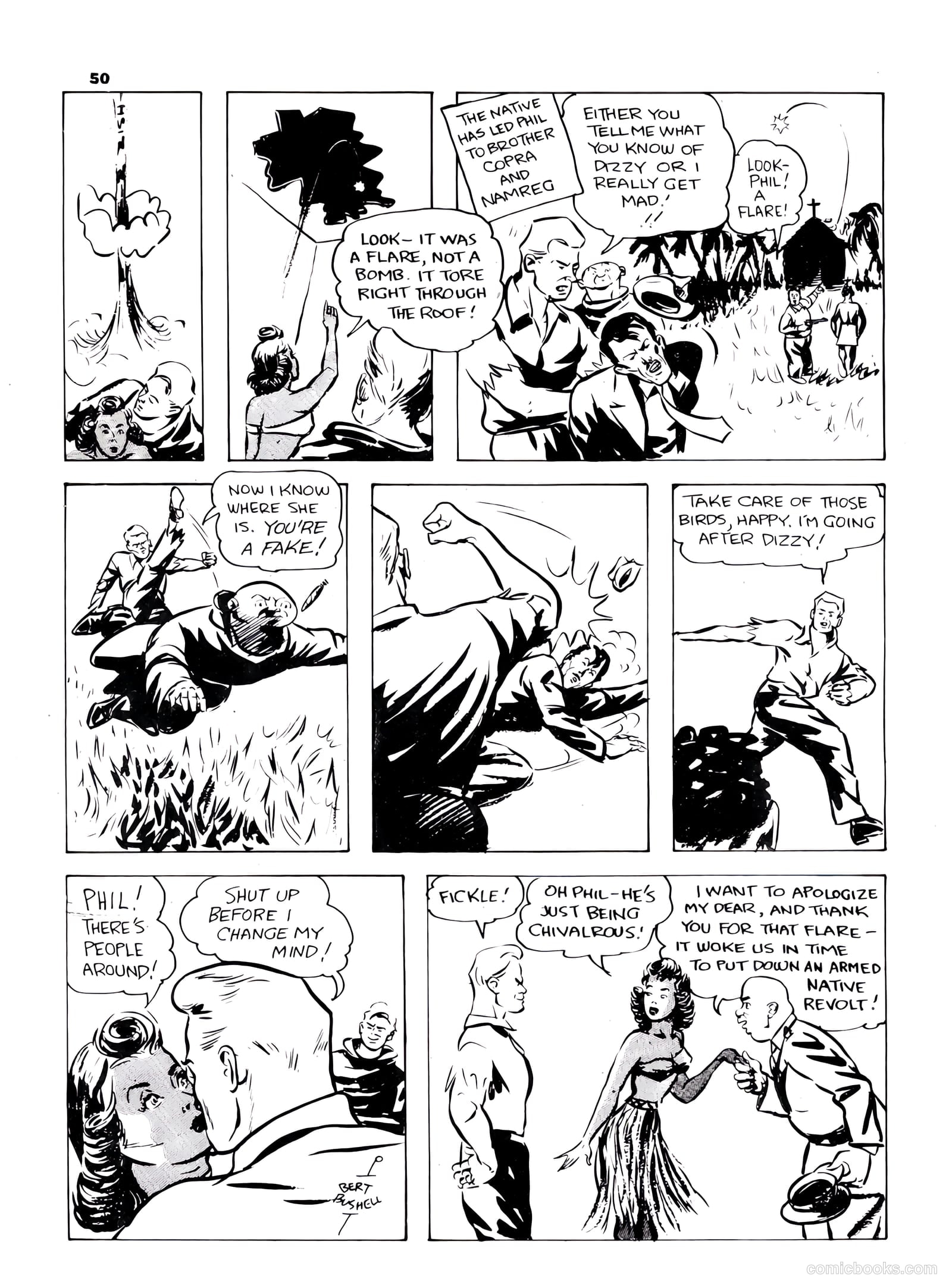 Lucky Comics v1 #8 (1942) — page 50