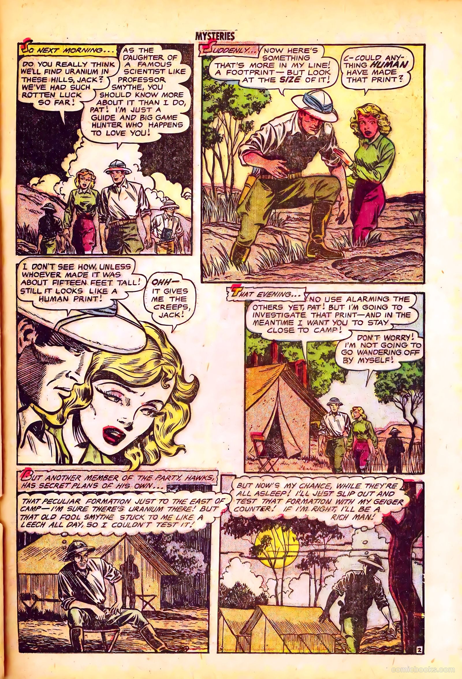 Mysteries Weird and Strange #2 (1953) — page 21