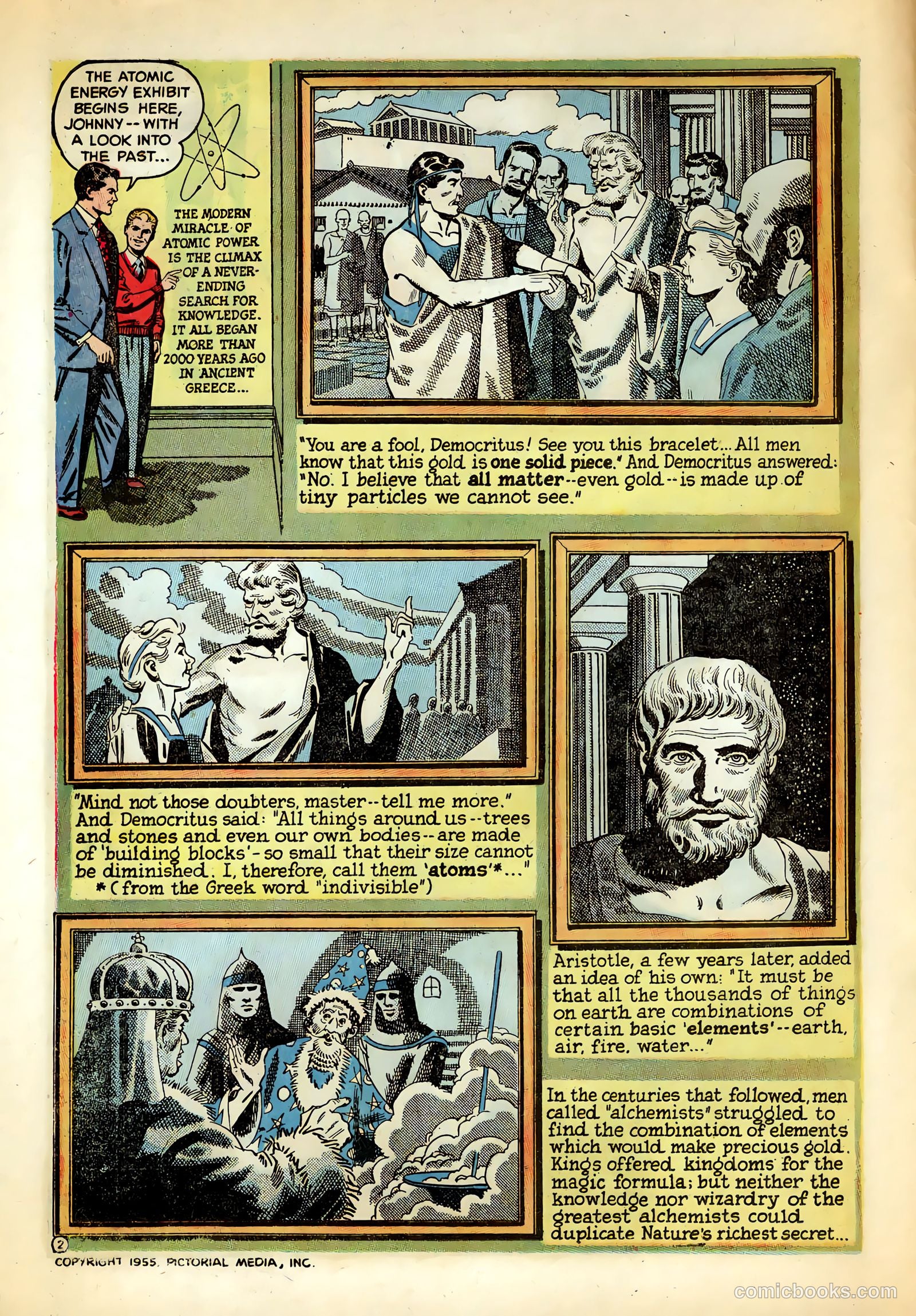 Inside The Atom #1 (1955) — page 2