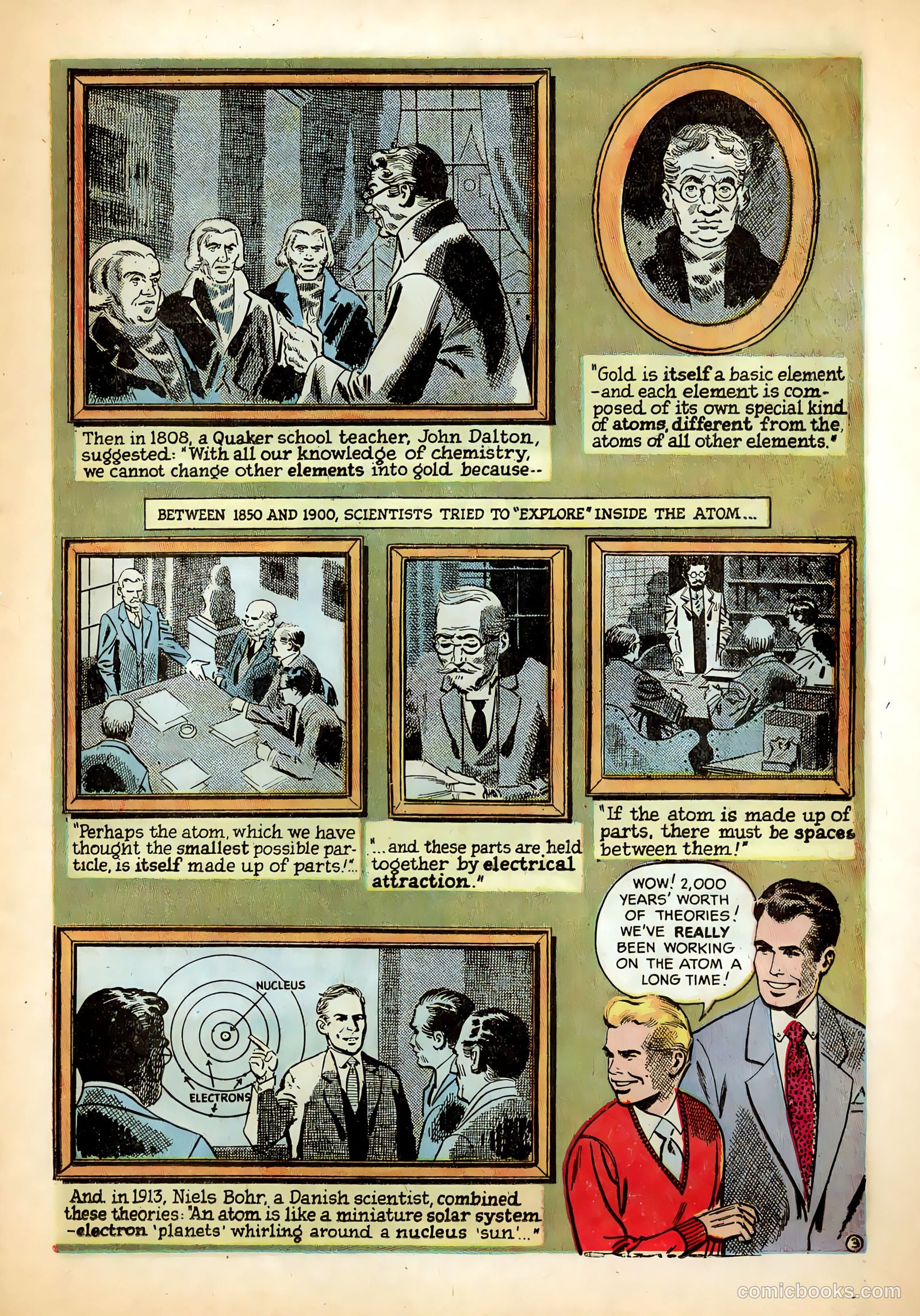 Inside The Atom #1 (1955) — page 3