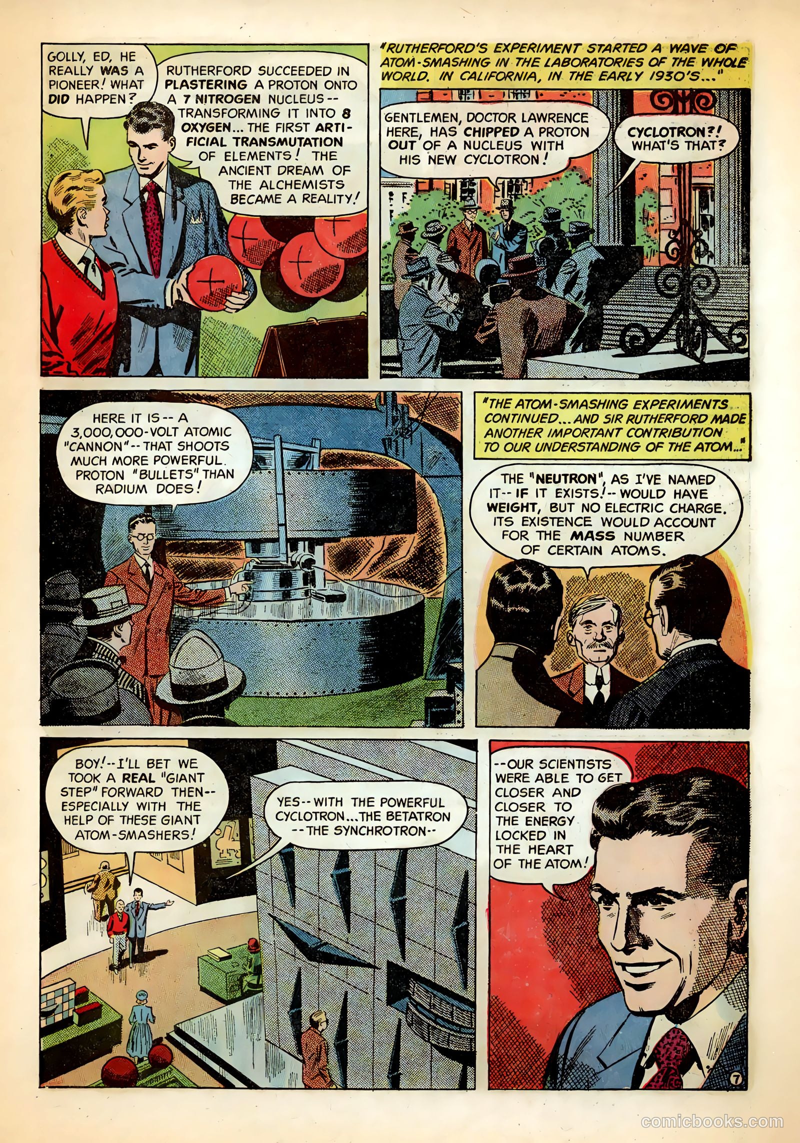 Inside The Atom #1 (1955) — page 7
