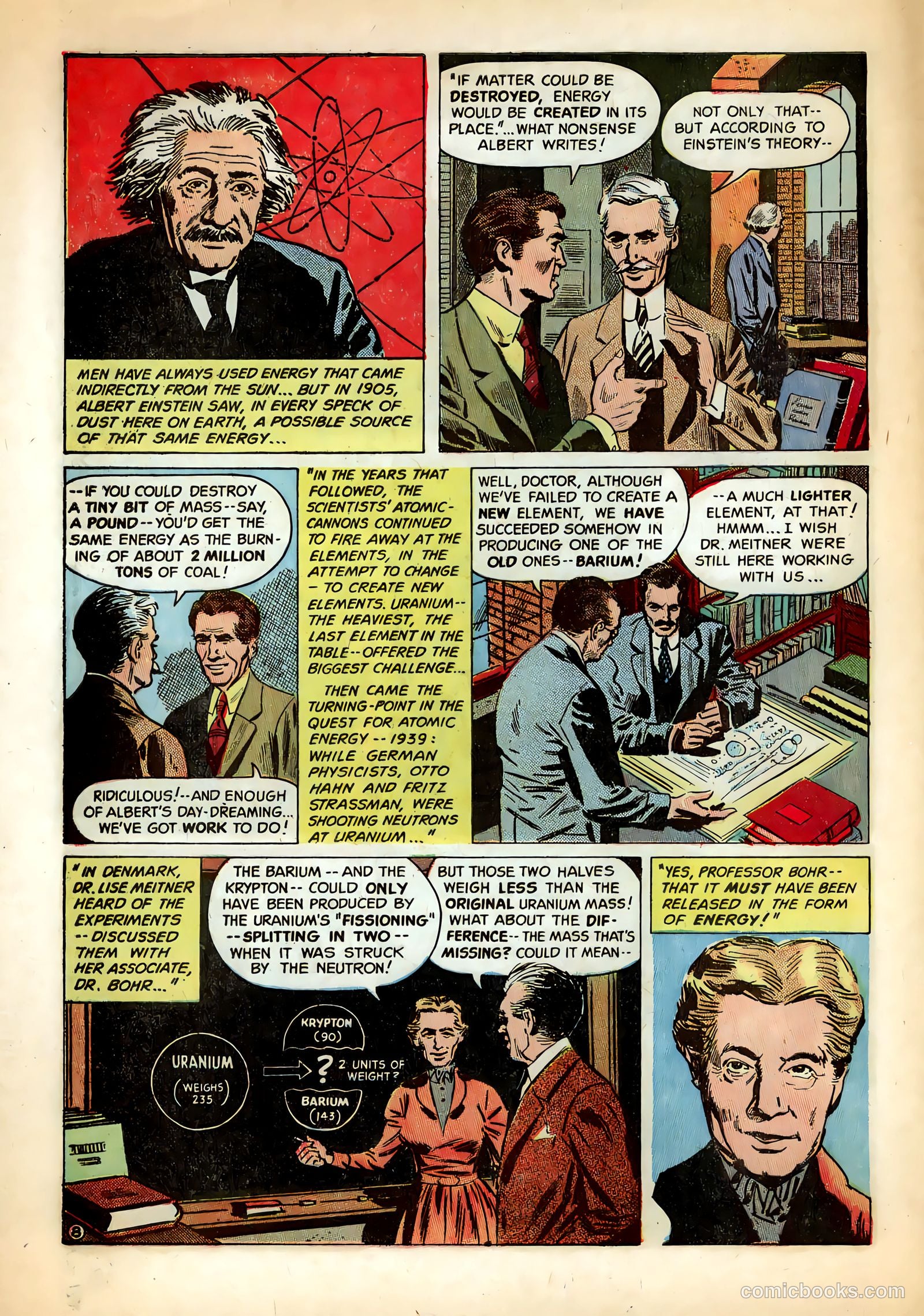 Inside The Atom #1 (1955) — page 8