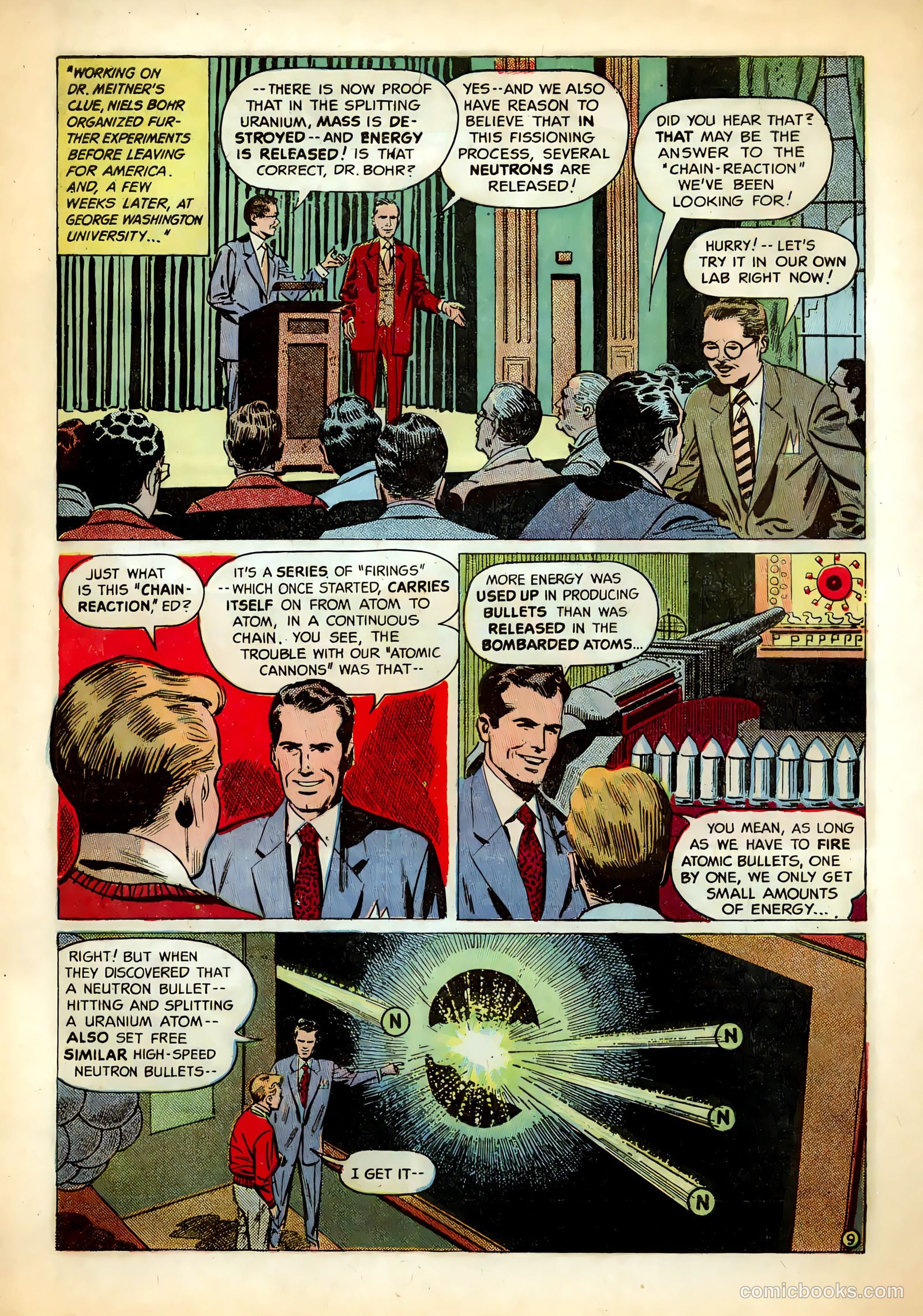 Inside The Atom #1 (1955) — page 9