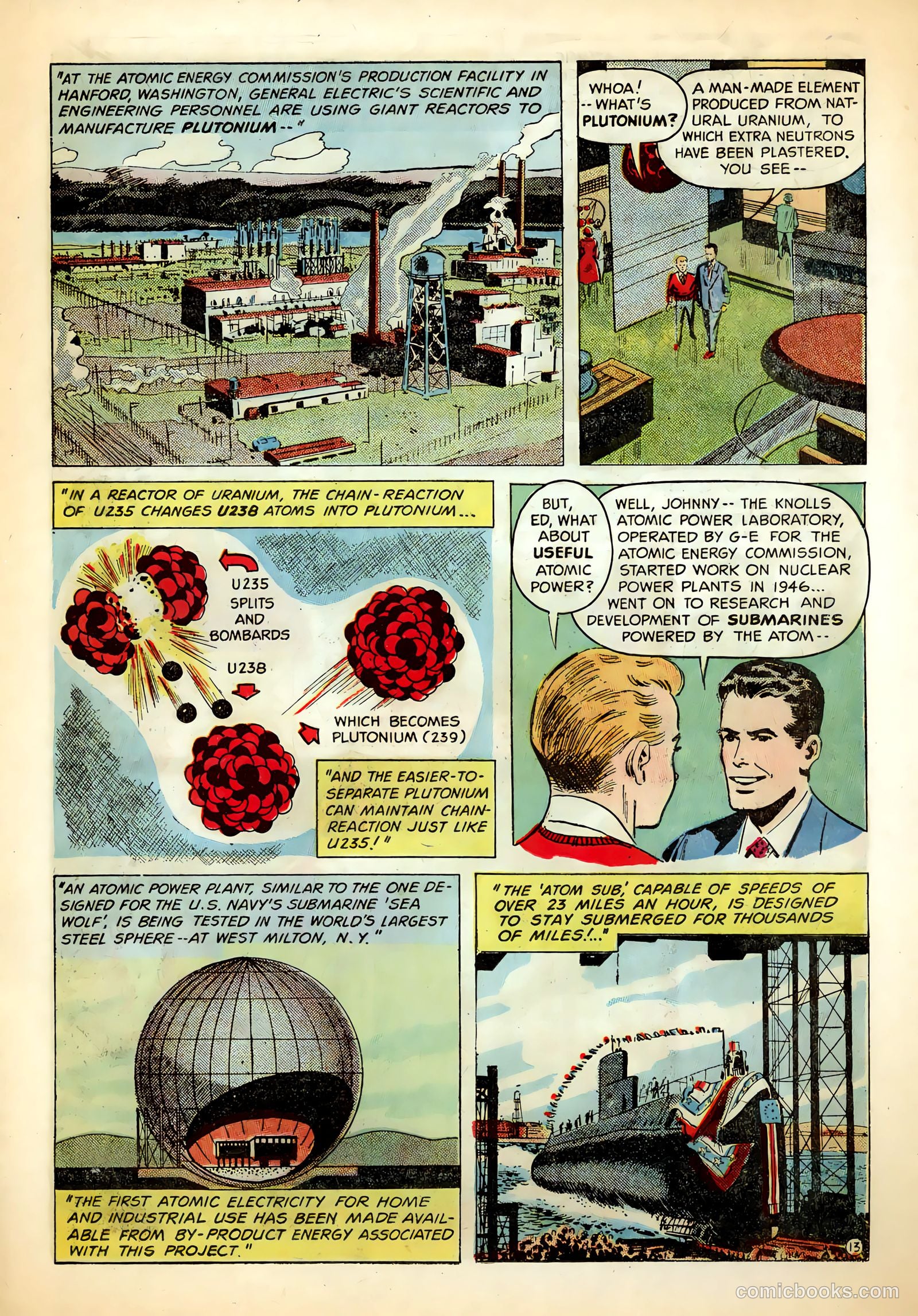 Inside The Atom #1 (1955) — page 13