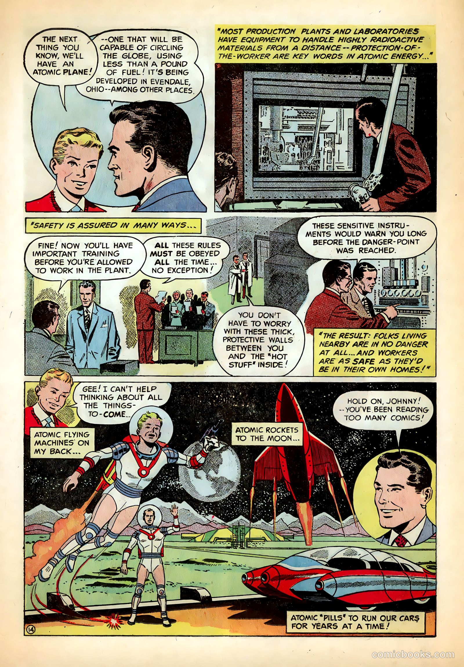 Inside The Atom #1 (1955) — page 14
