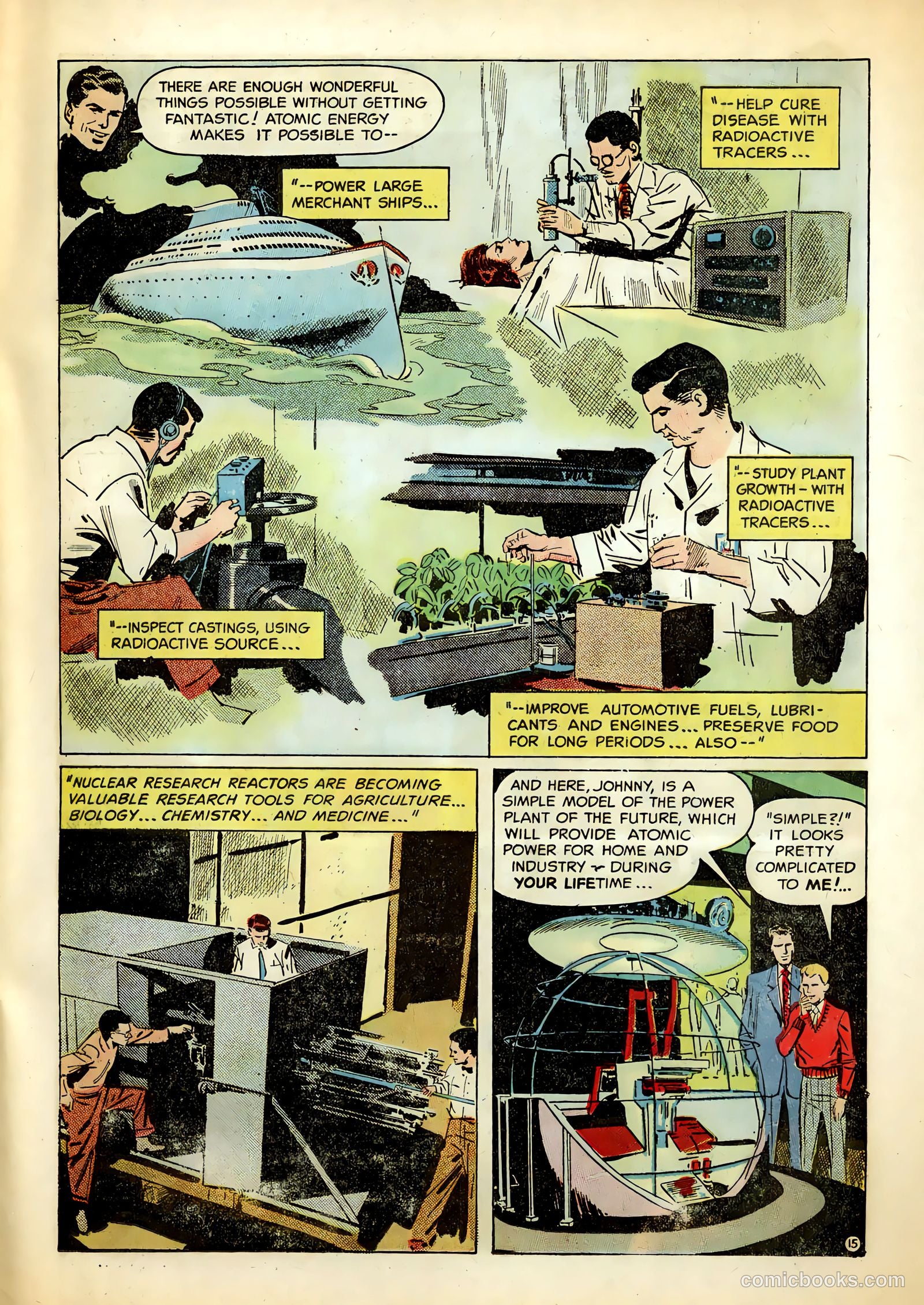 Inside The Atom #1 (1955) — page 15