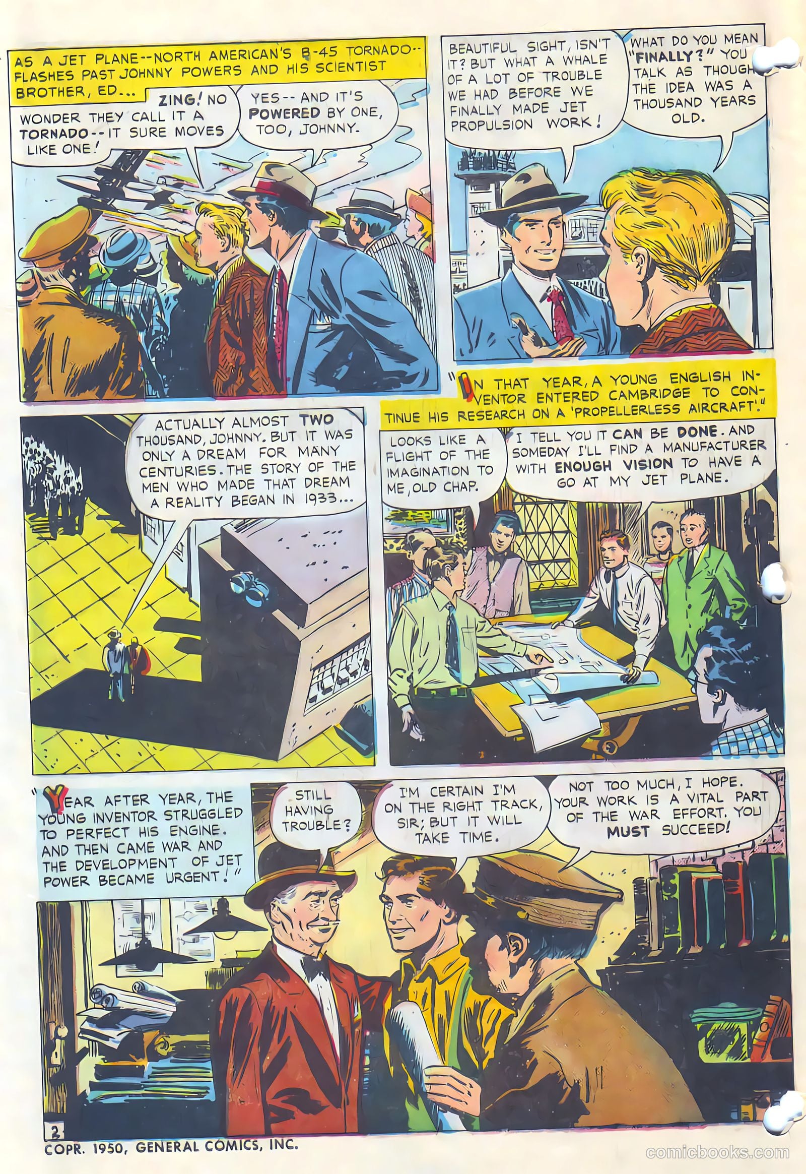 Adventures in Jet Power APG-17-2-F #1 (1950) — page 2