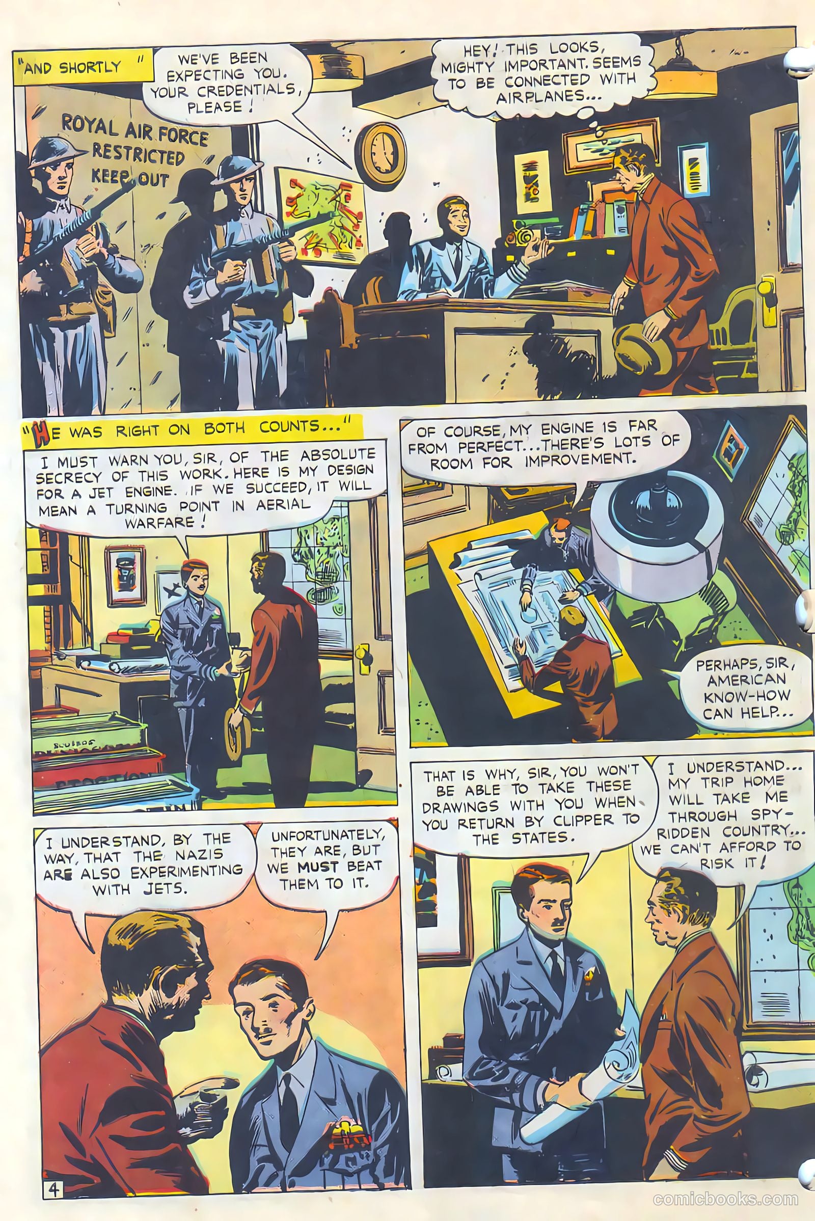 Adventures in Jet Power APG-17-2-F #1 (1950) — page 4