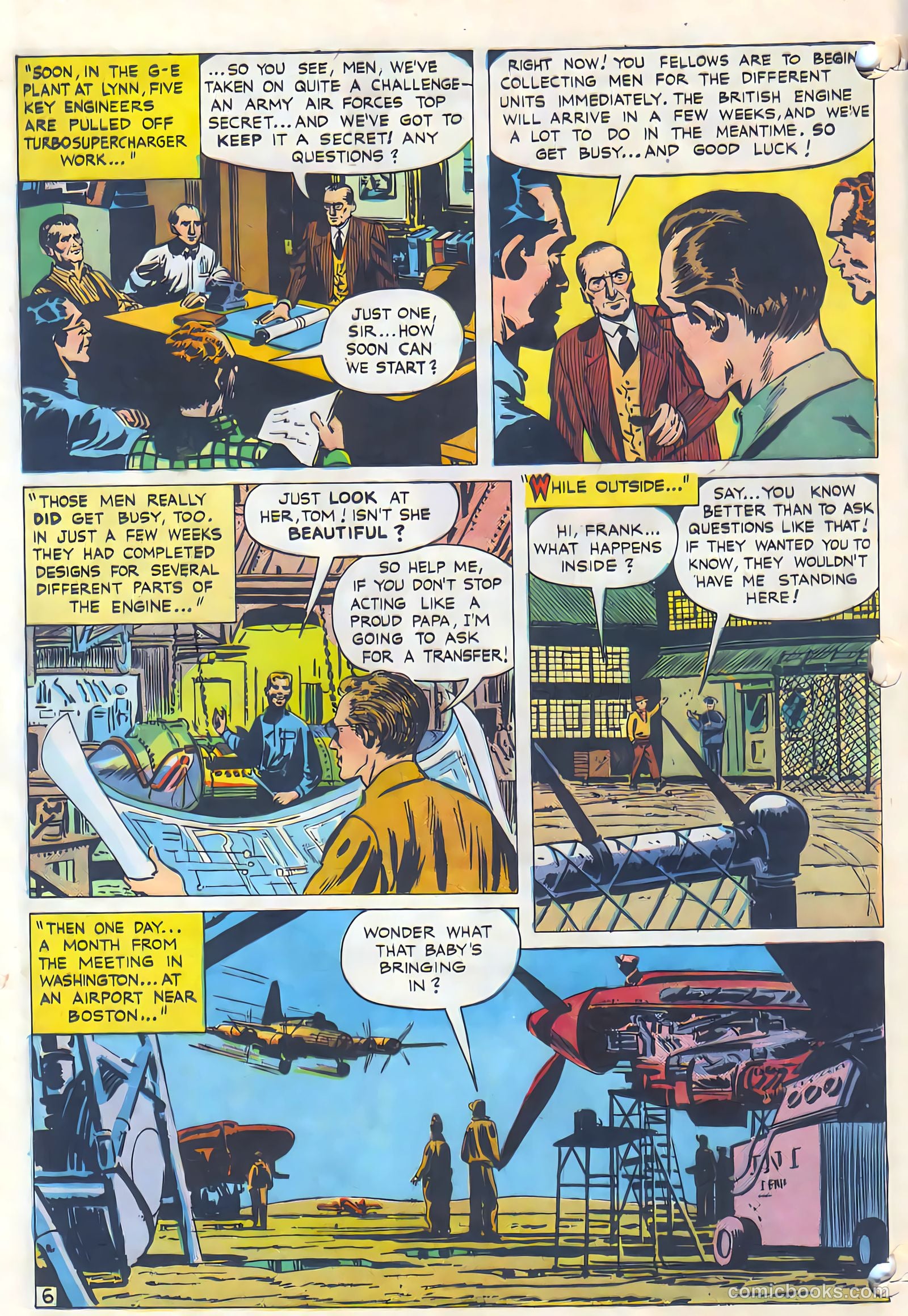 Adventures in Jet Power APG-17-2-F #1 (1950) — page 6