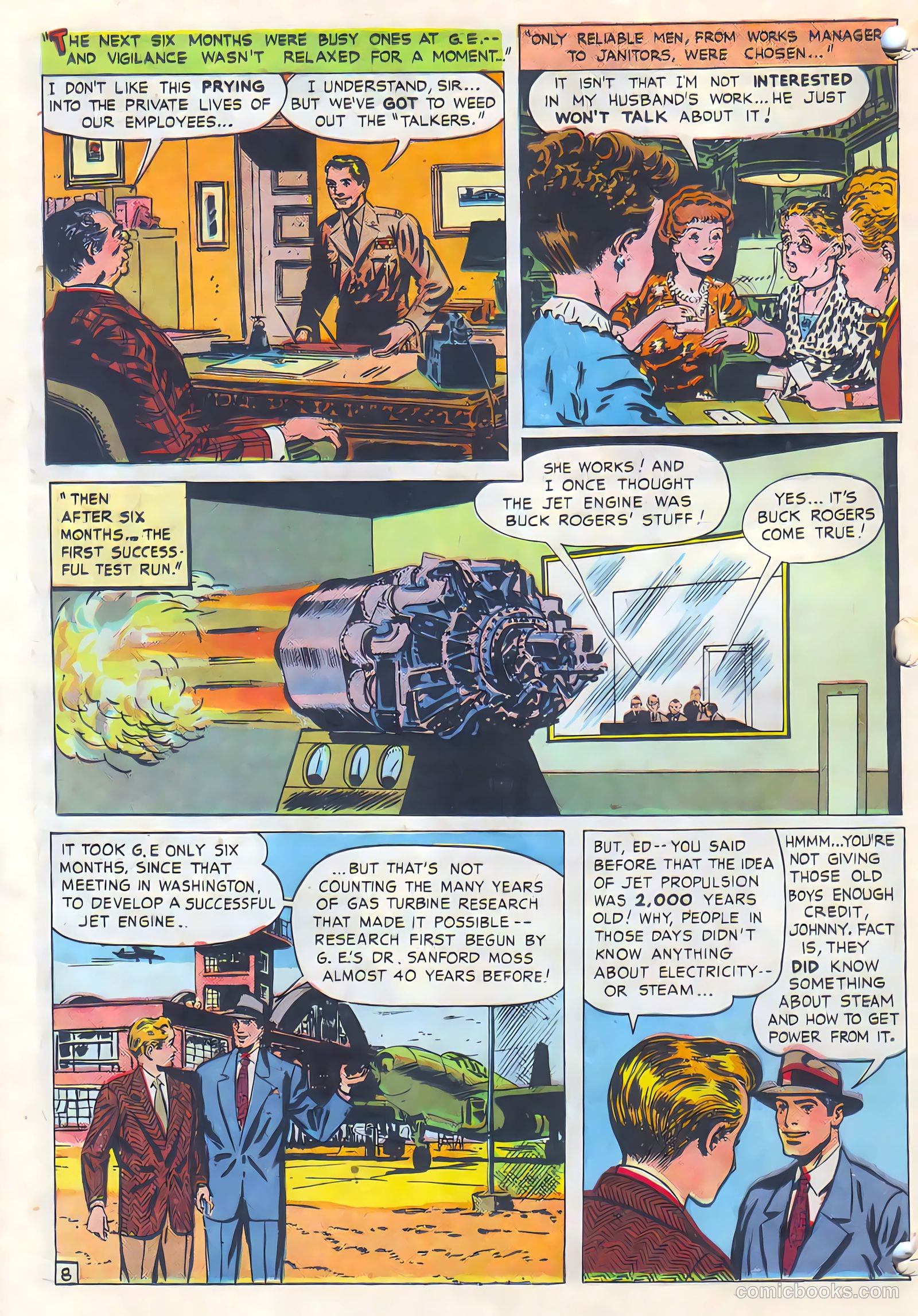 Adventures in Jet Power APG-17-2-F #1 (1950) — page 8