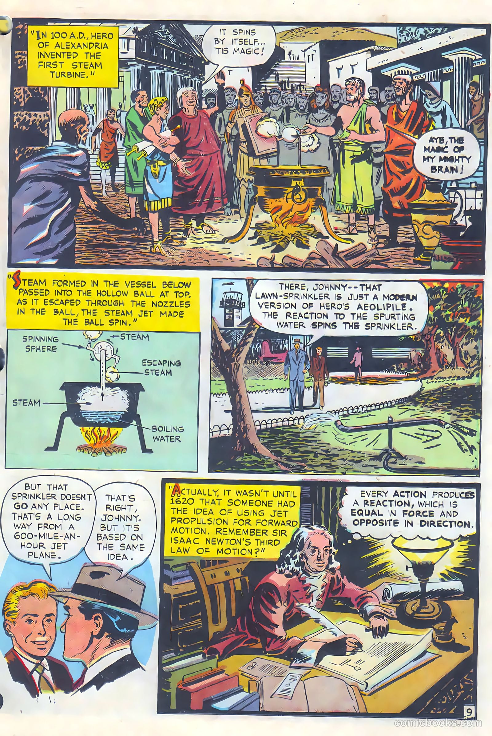 Adventures in Jet Power APG-17-2-F #1 (1950) — page 9