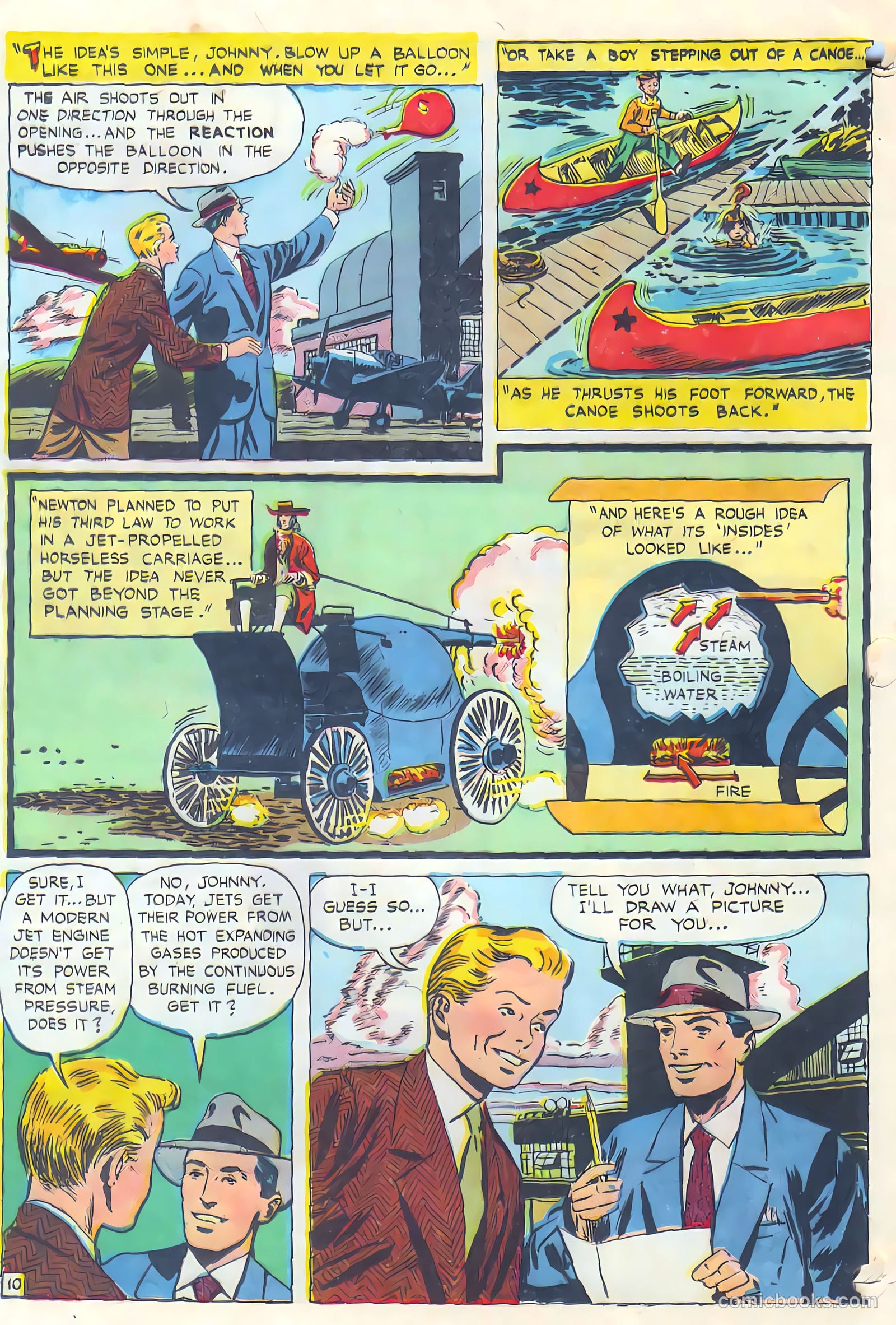 Adventures in Jet Power APG-17-2-F #1 (1950) — page 10