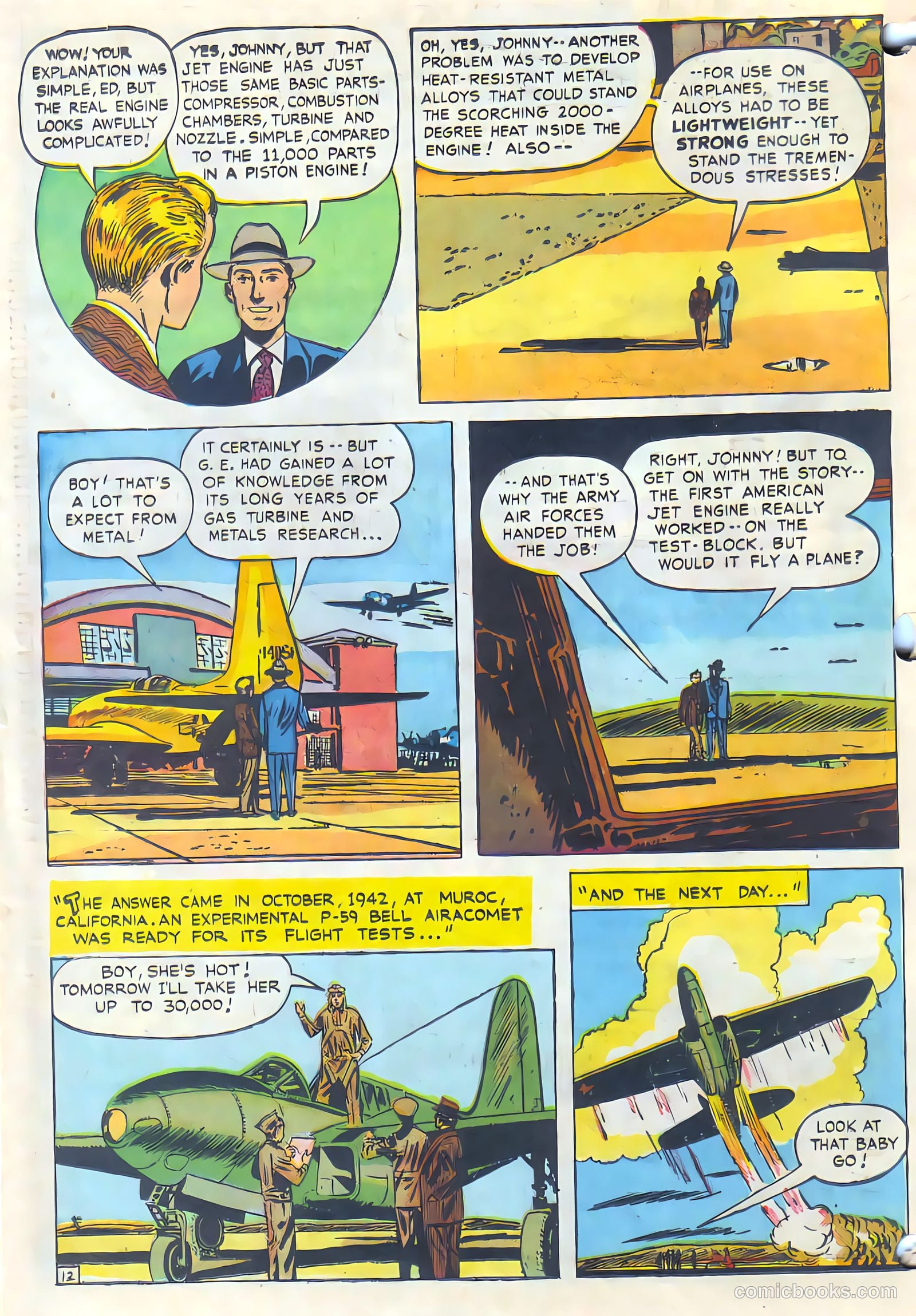 Adventures in Jet Power APG-17-2-F #1 (1950) — page 12