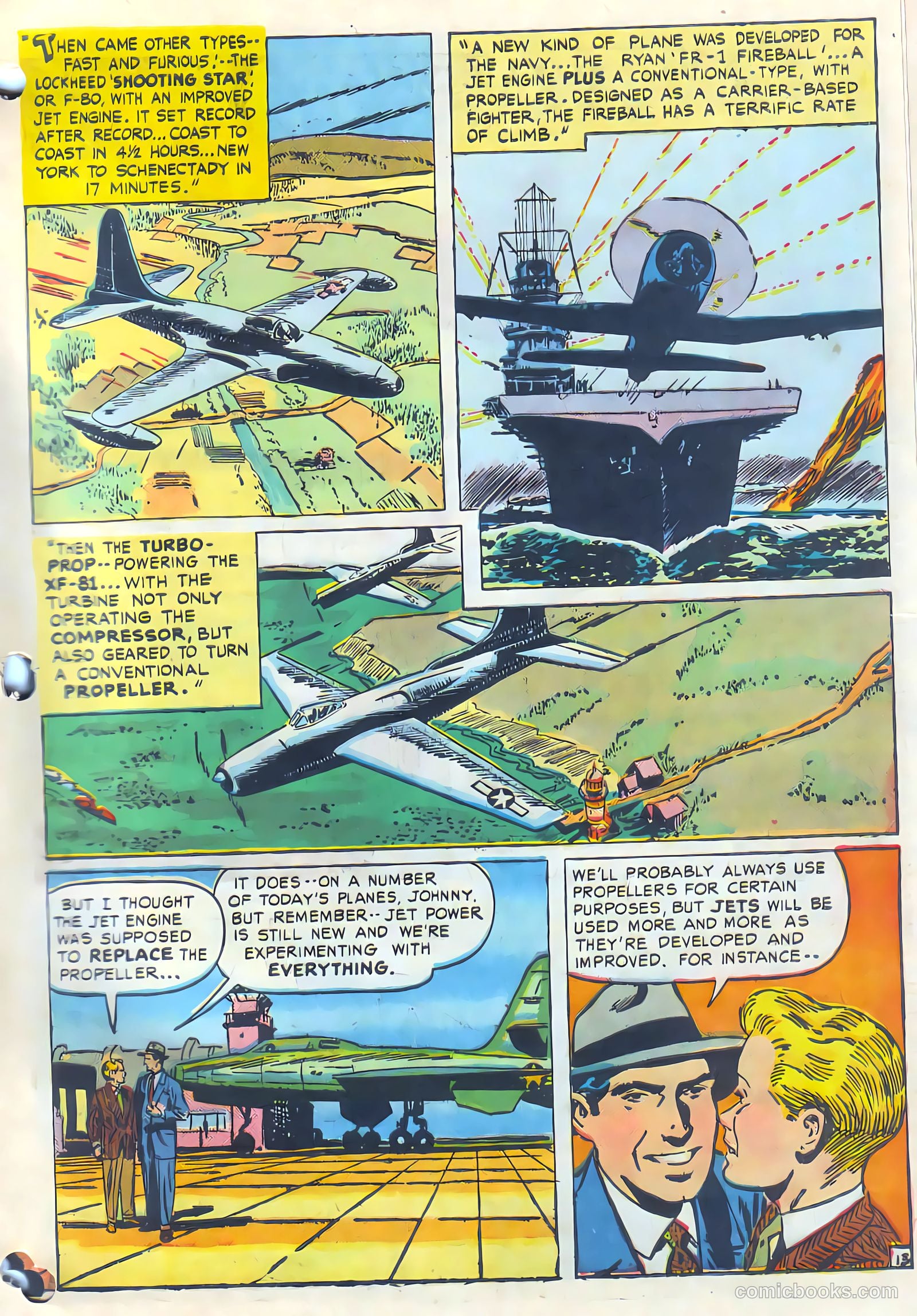Adventures in Jet Power APG-17-2-F #1 (1950) — page 13