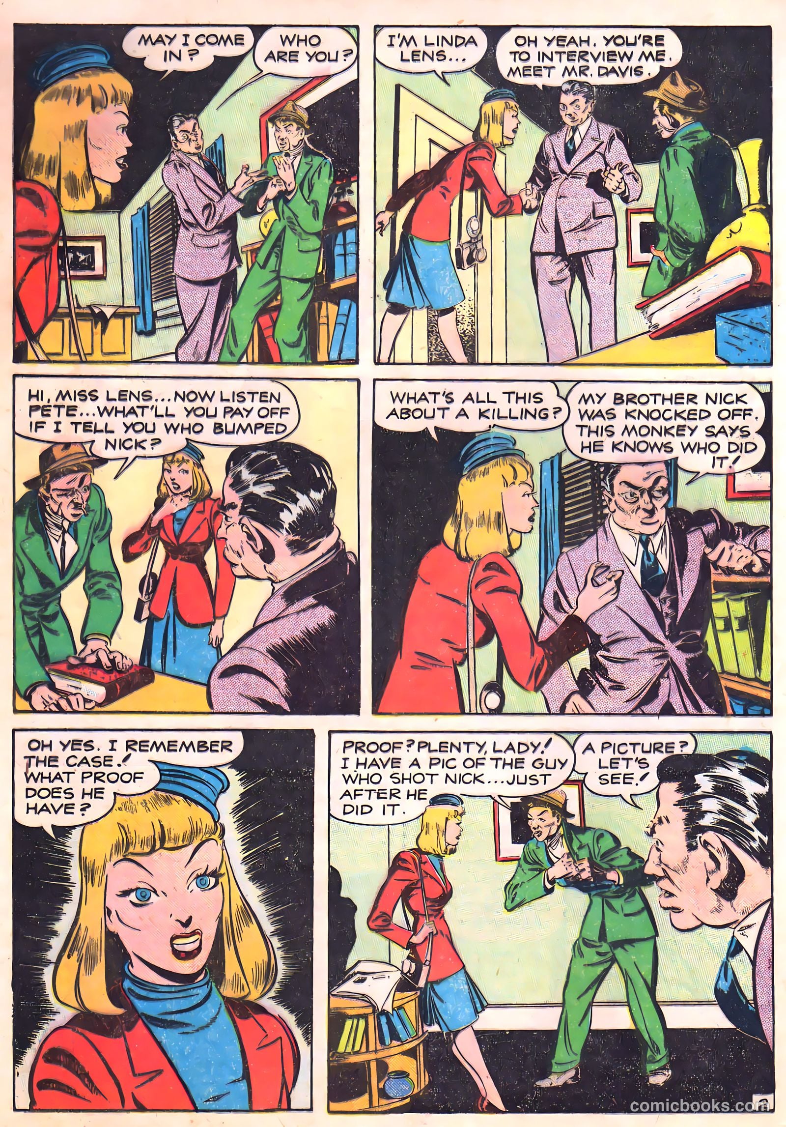 Camera Comics #8 (1946) — page 36