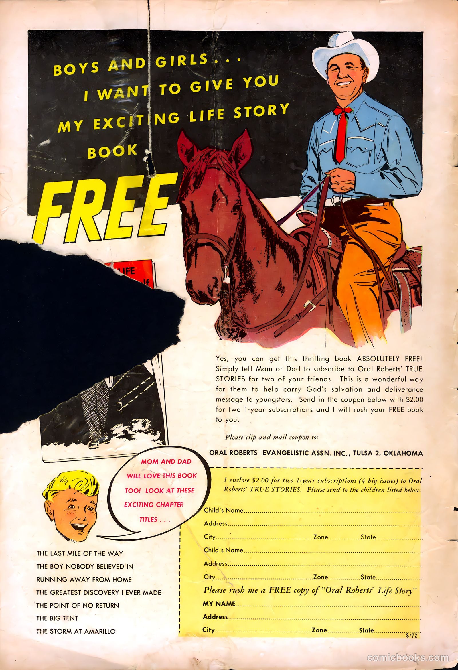 Oral Roberts' True Stories 106 - The Mayor of Capitol Avenue #1 (1957) — page 36