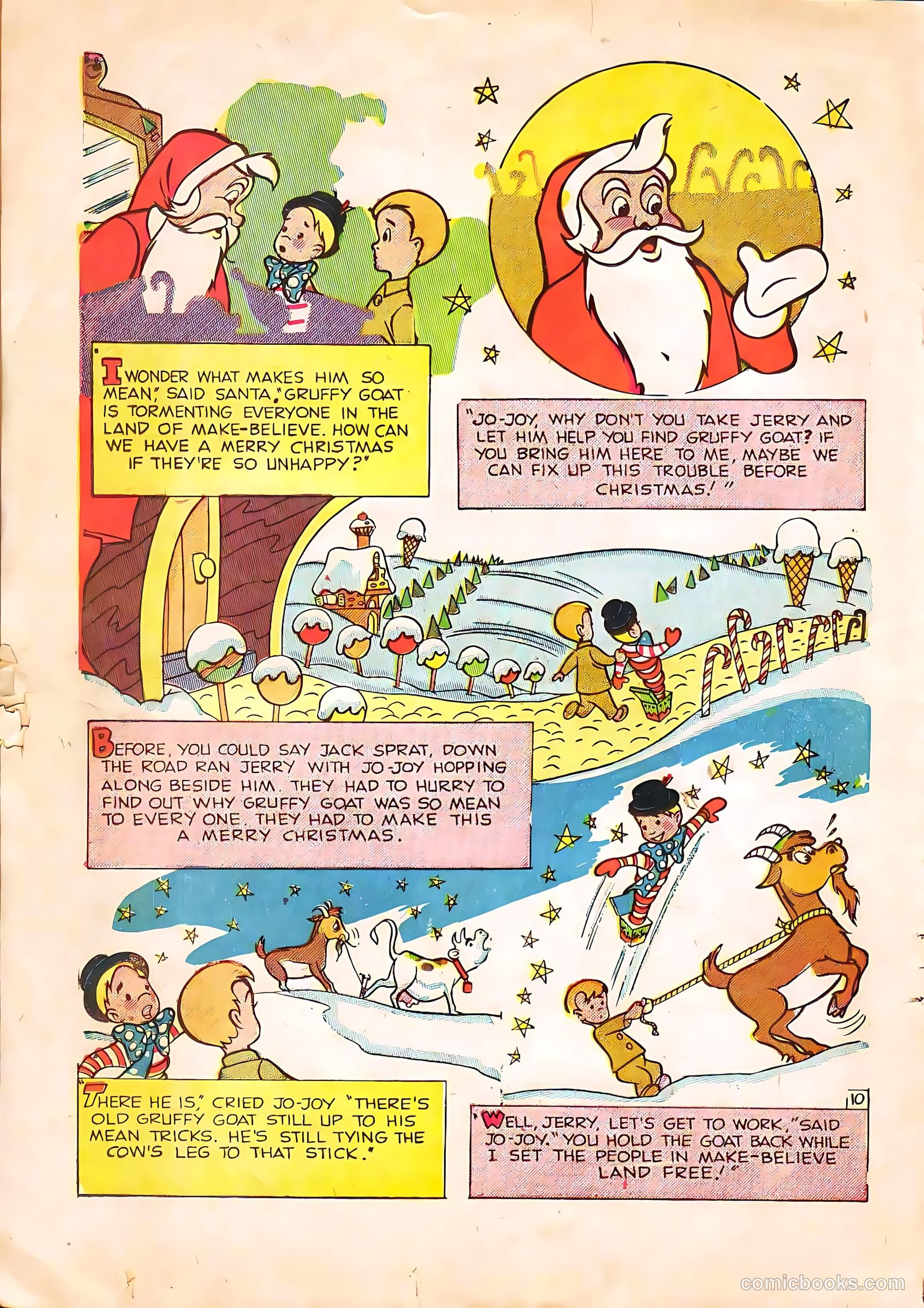 The Adventures of Jo-Joy and the Gruffy Goat #1 (1951) — page 12