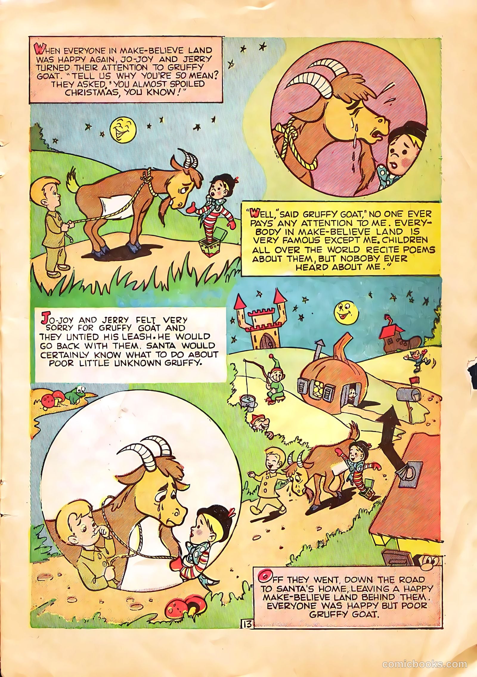 The Adventures of Jo-Joy and the Gruffy Goat #1 (1951) — page 15