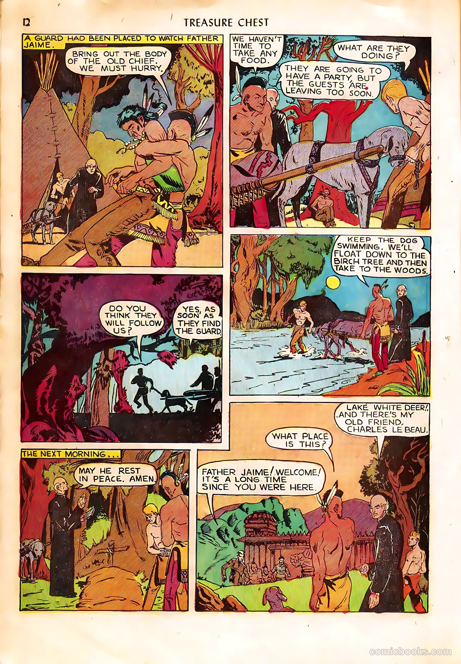 Treasure Chest of Fun and Fact v4 #3 (1948) — page 12
