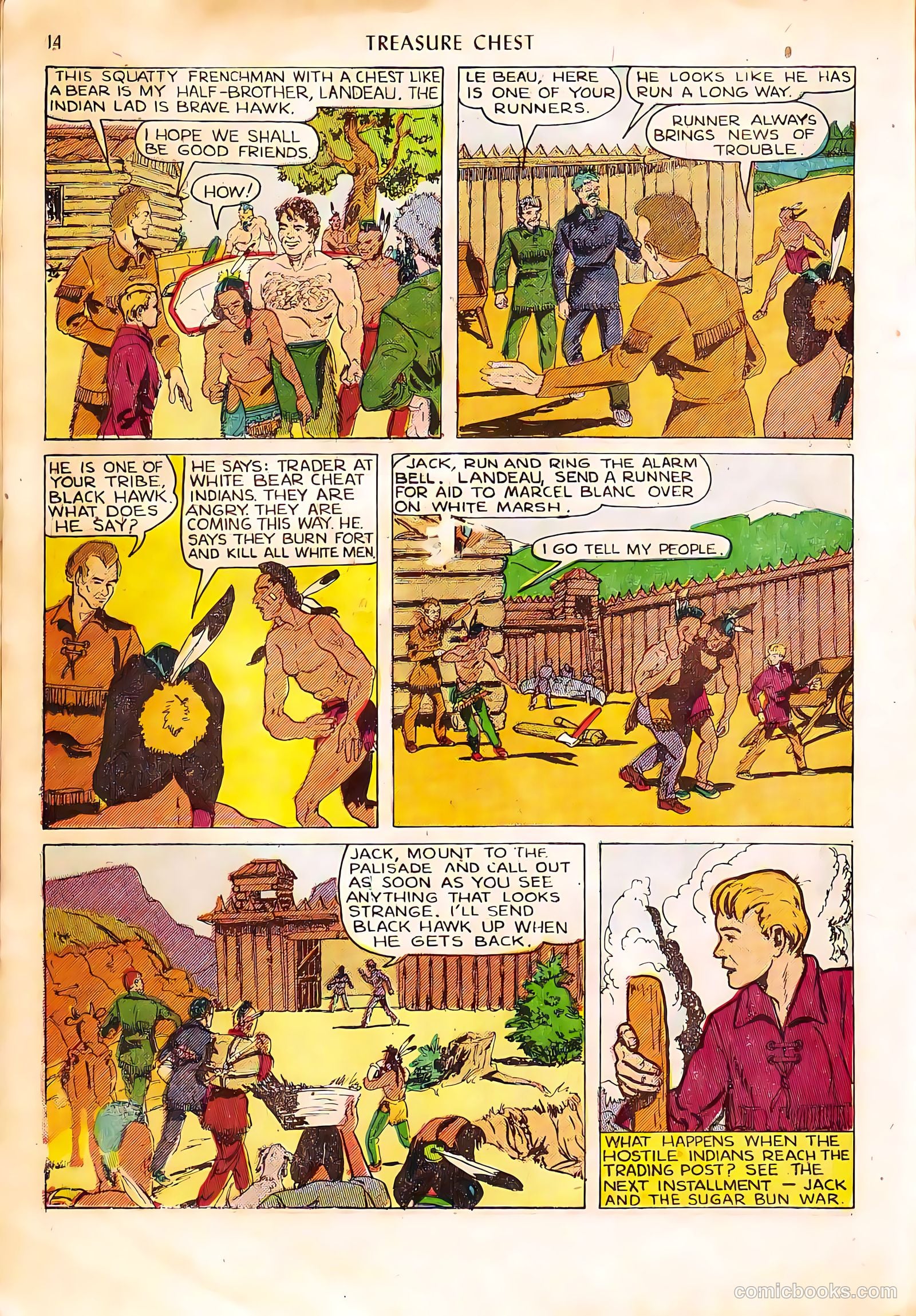 Treasure Chest of Fun and Fact v4 #3 (1948) — page 14