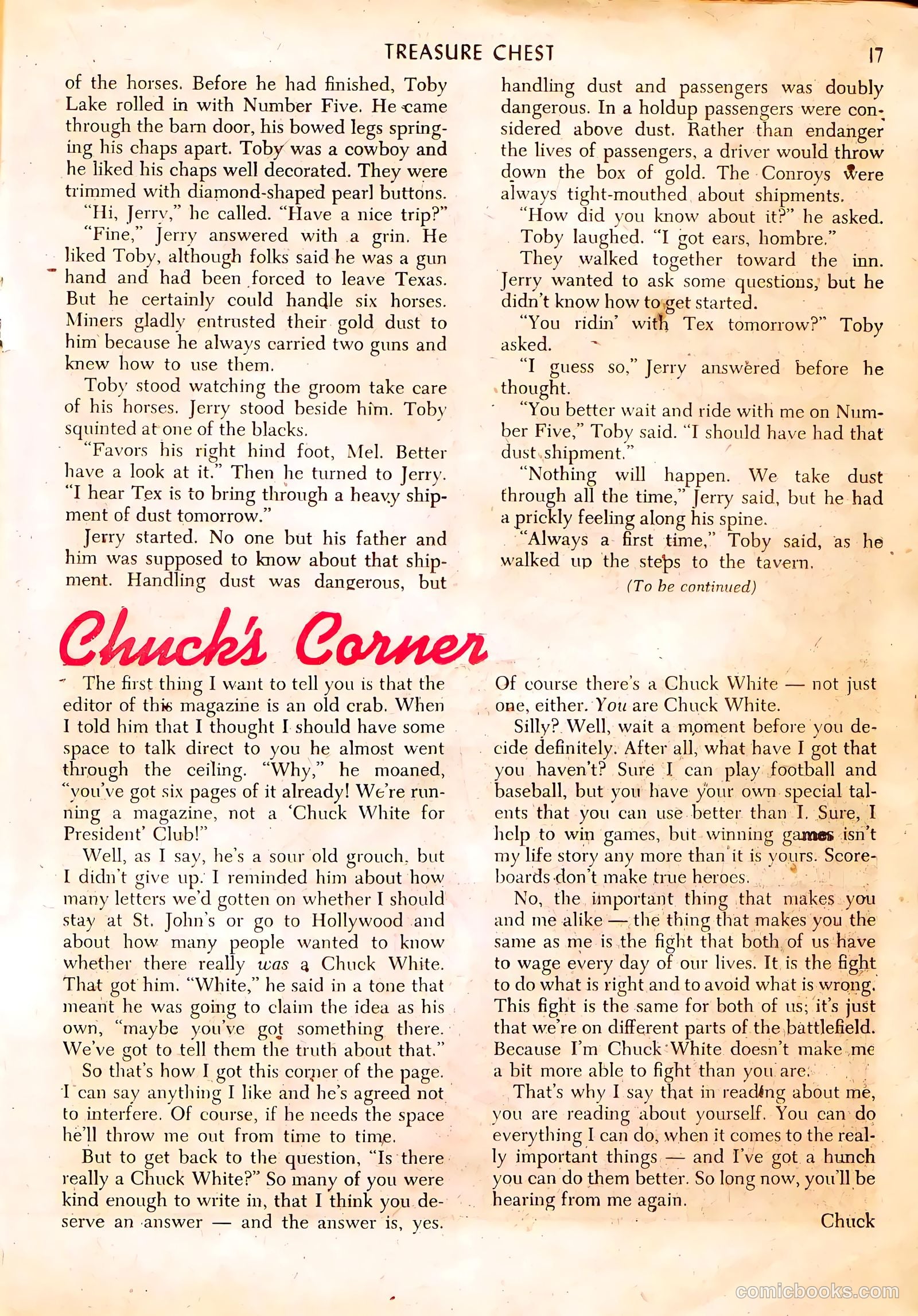 Treasure Chest of Fun and Fact v4 #3 (1948) — page 17