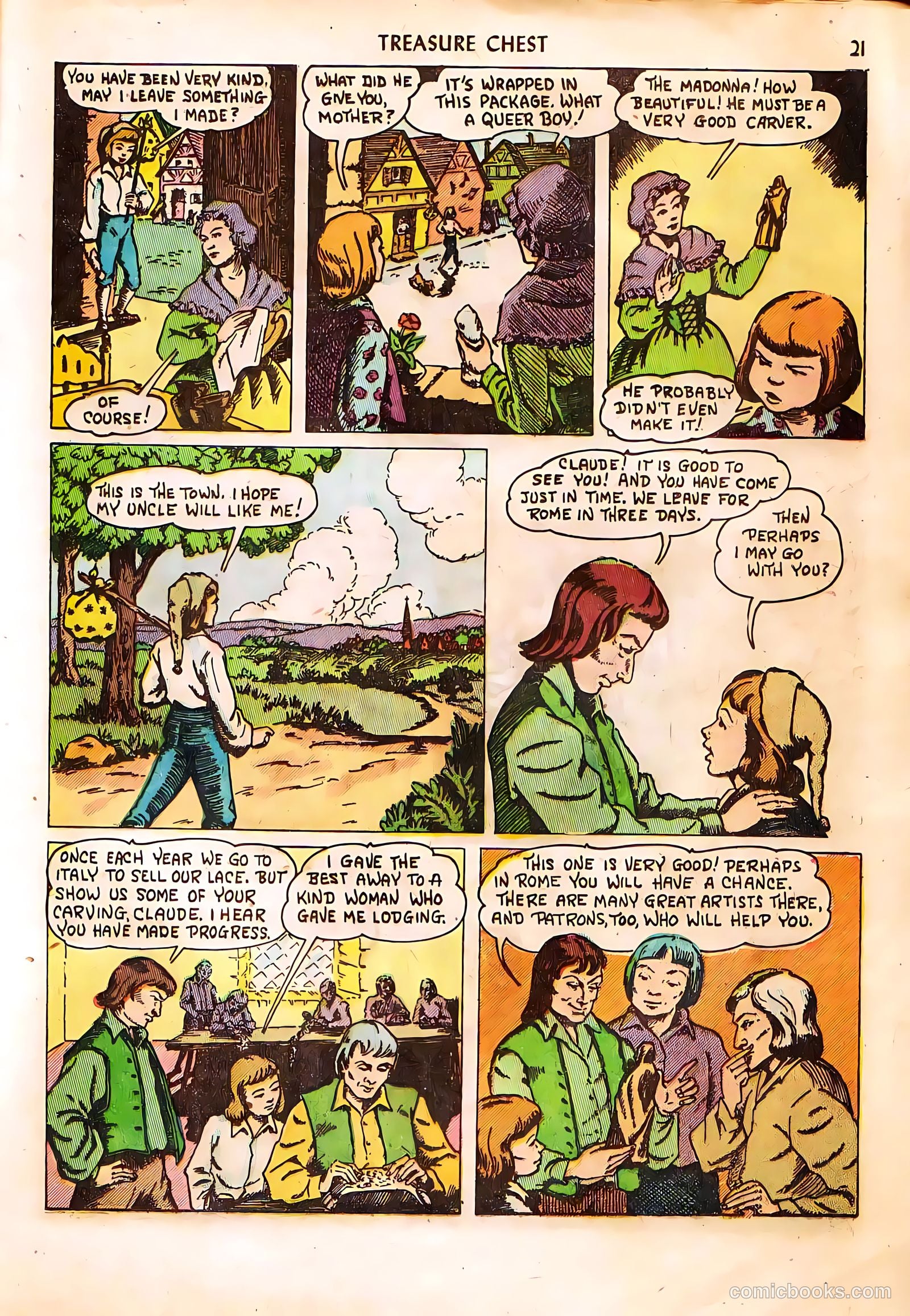 Treasure Chest of Fun and Fact v4 #3 (1948) — page 22