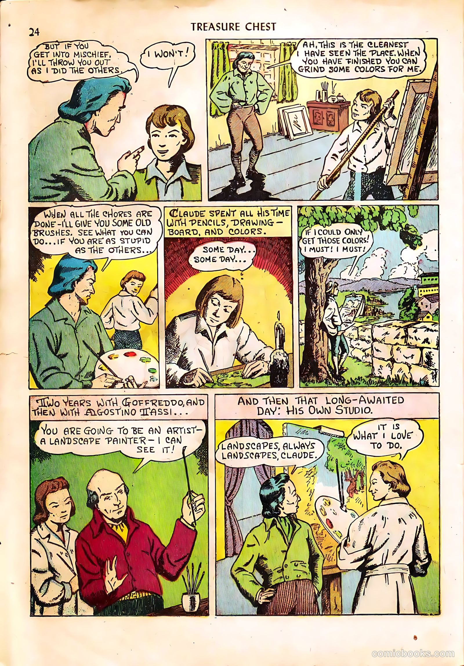 Treasure Chest of Fun and Fact v4 #3 (1948) — page 25