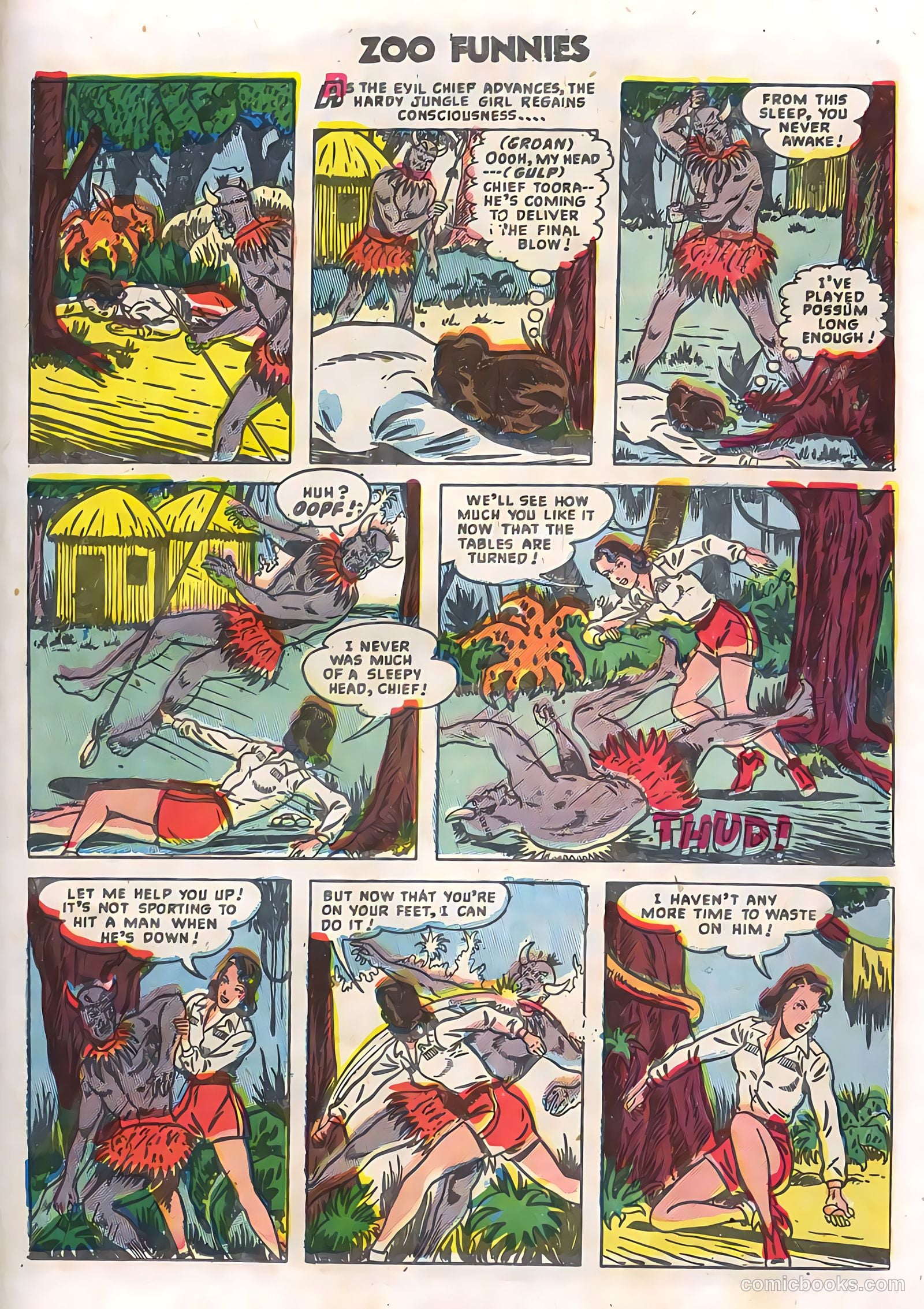 Zoo Funnies v2 #12 (1956) — page 21