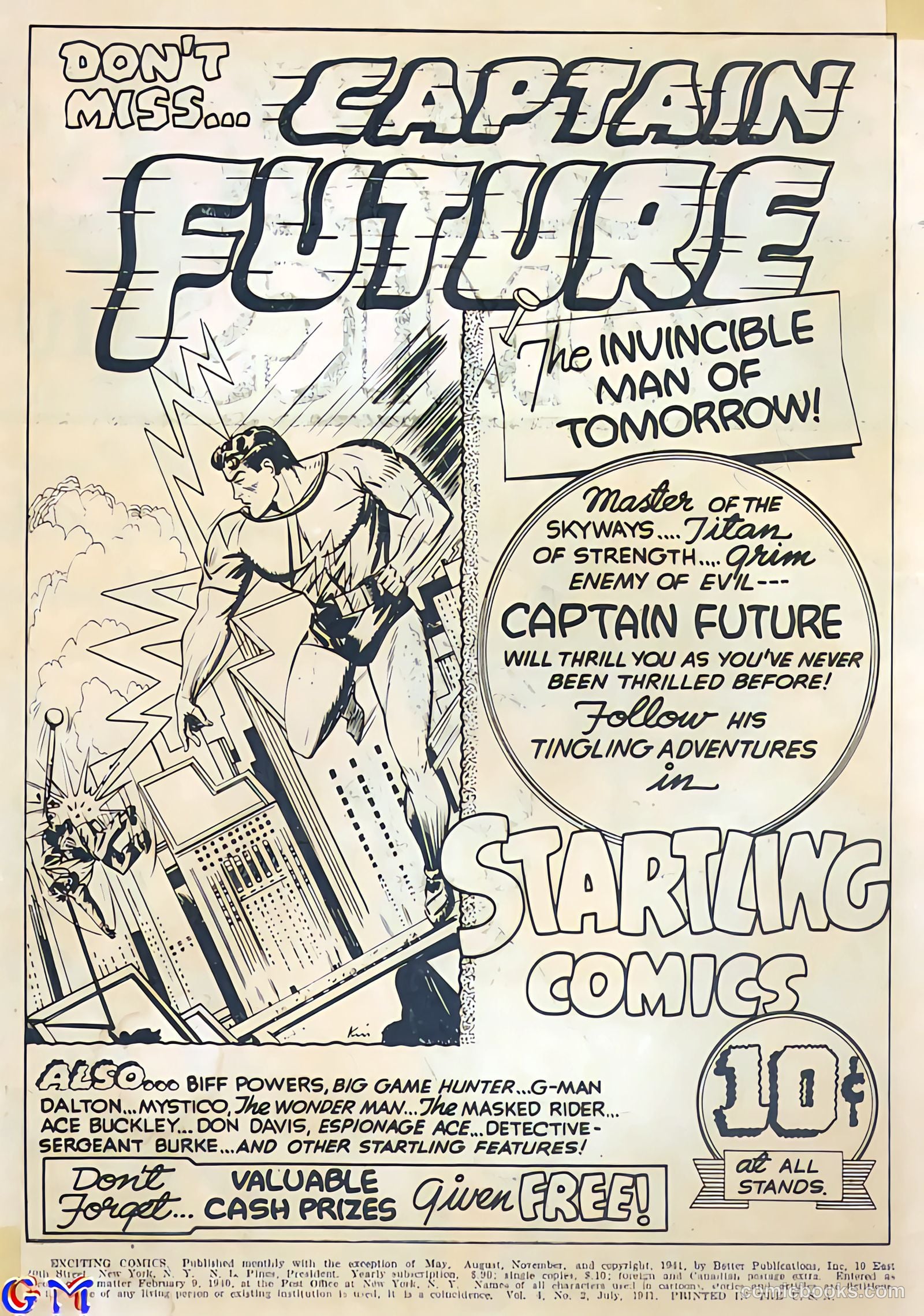 Exciting Comics #11 (1941) — page 2
