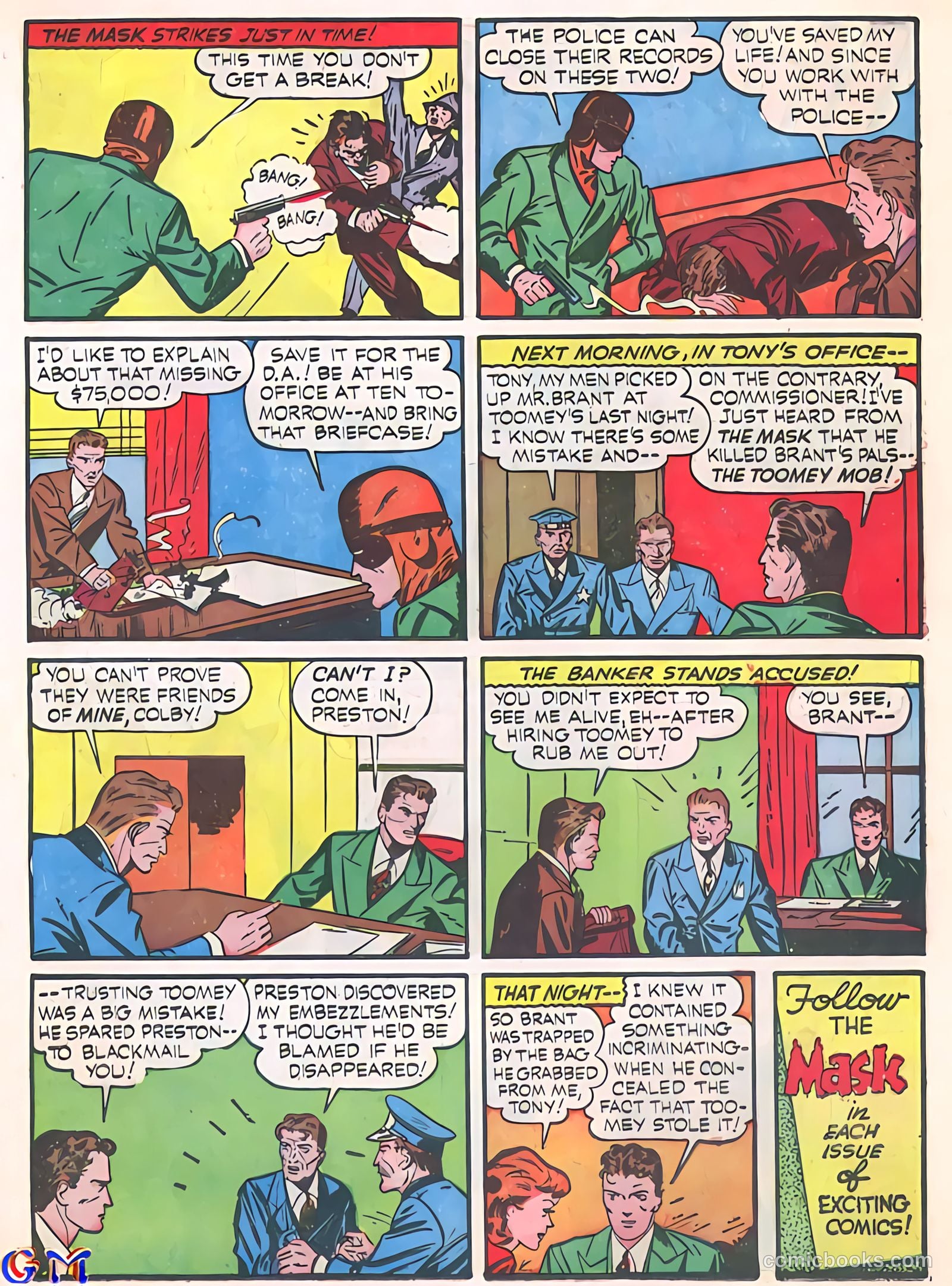 Exciting Comics #11 (1941) — page 37