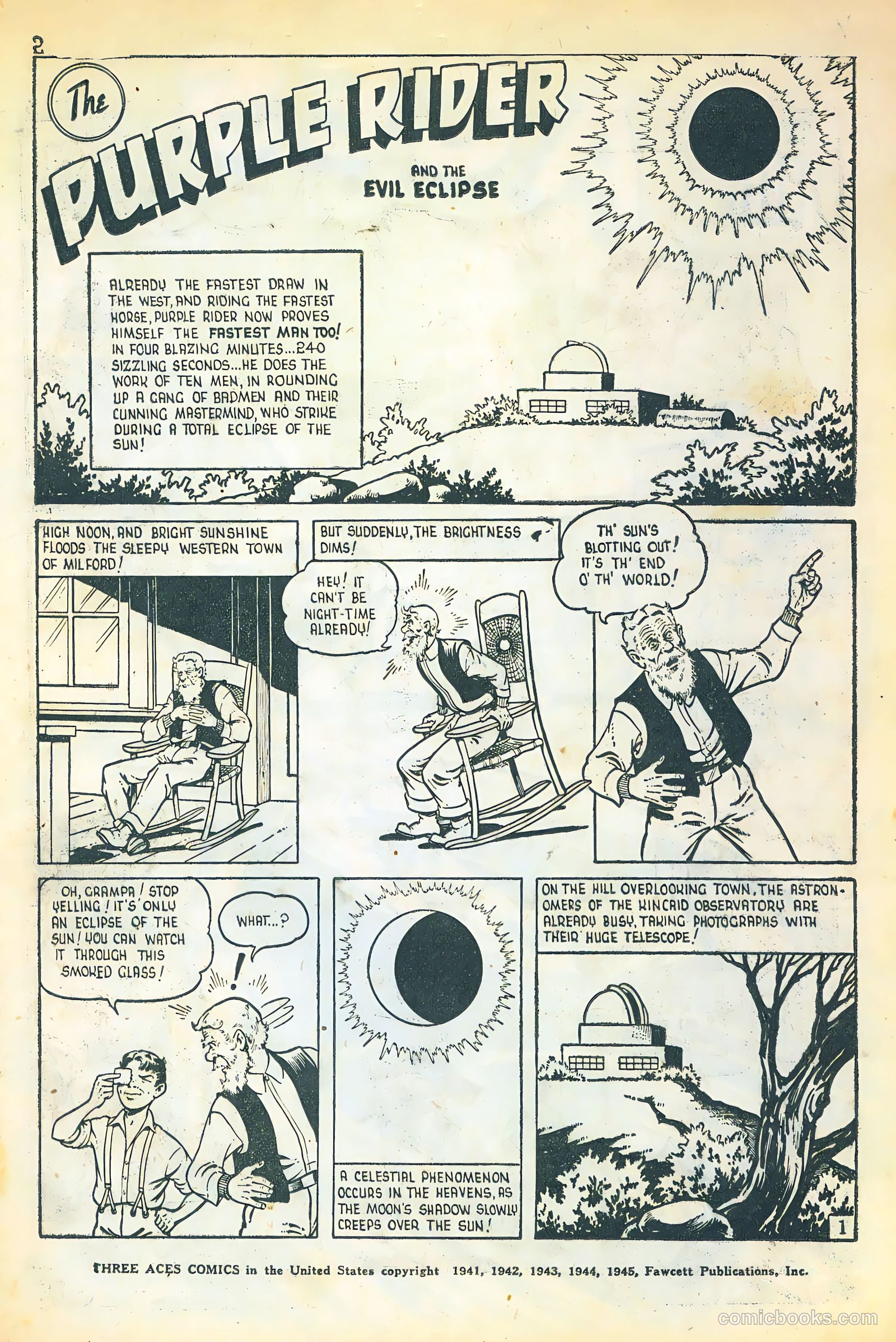 Three Aces Comics v4 #3 (1945) — page 2